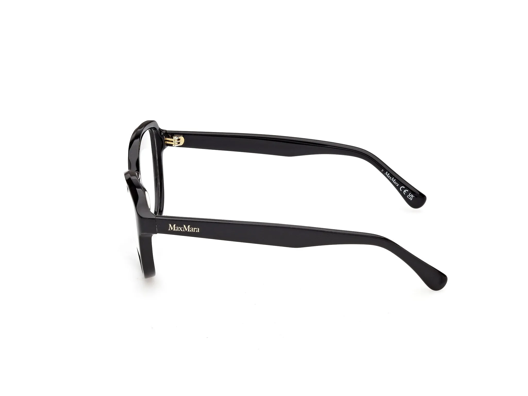 Max Mara MM5249 1 Montature da vista Nero Rotonda Normale - immagine 3
