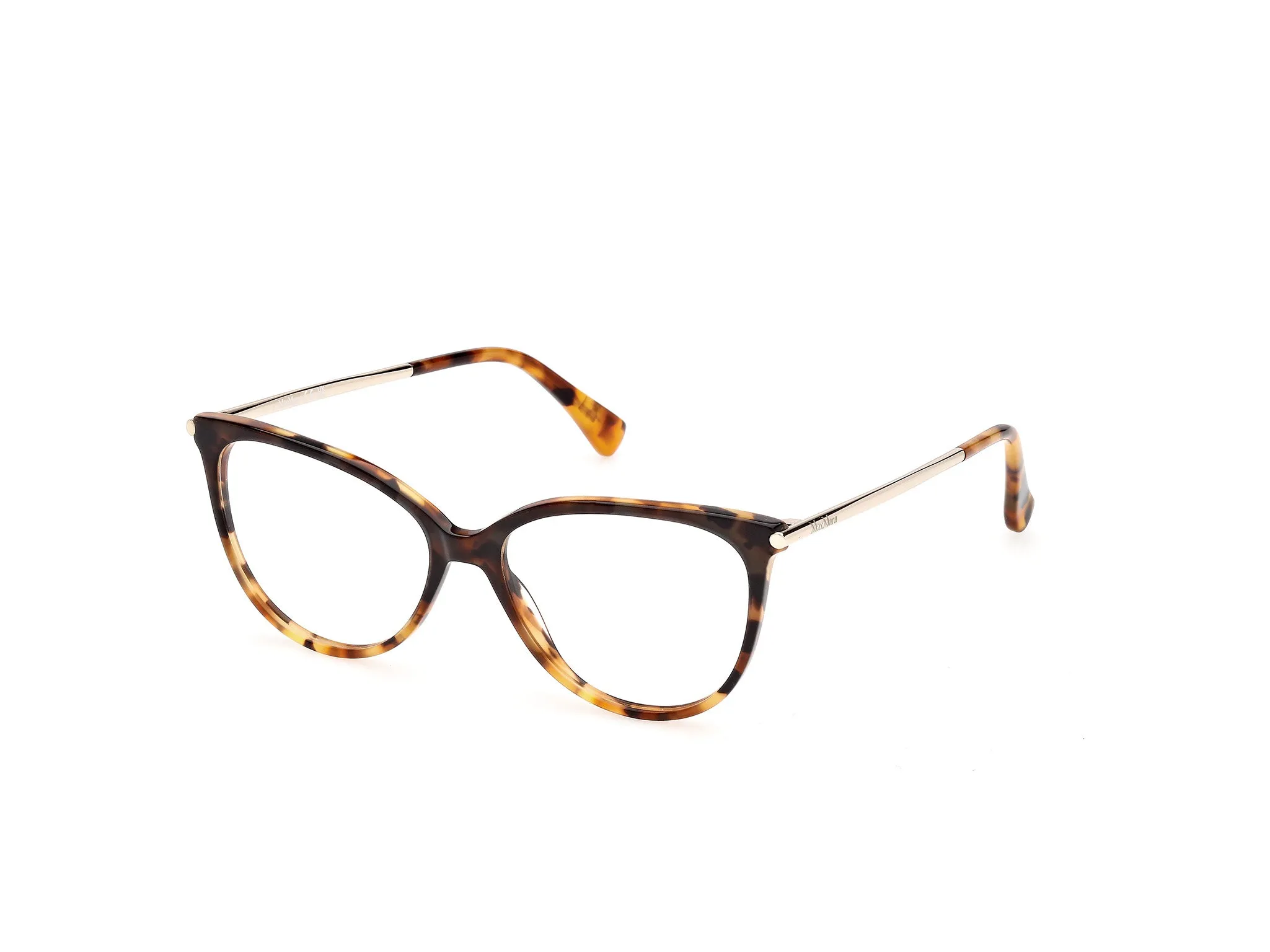 Max Mara MM5247 56 Montature da vista Havana Rotonda Normale - immagine 1