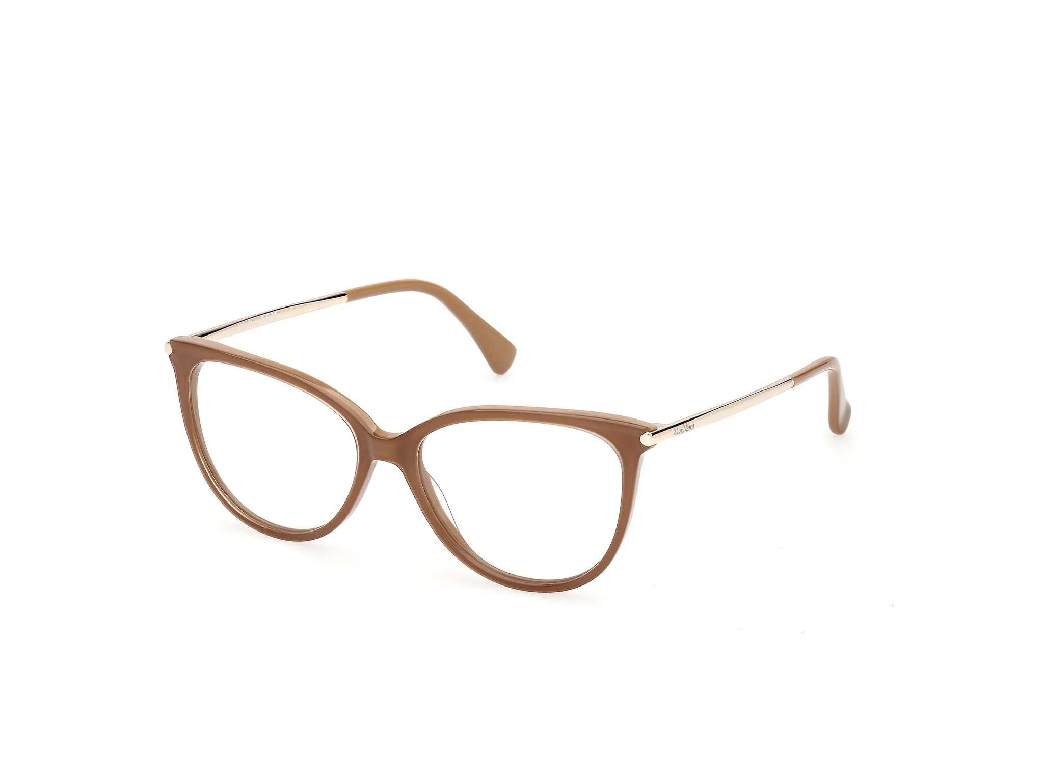 Max Mara MM5247 46 Montature da vista Marrone Rotonda Normale - immagine 1