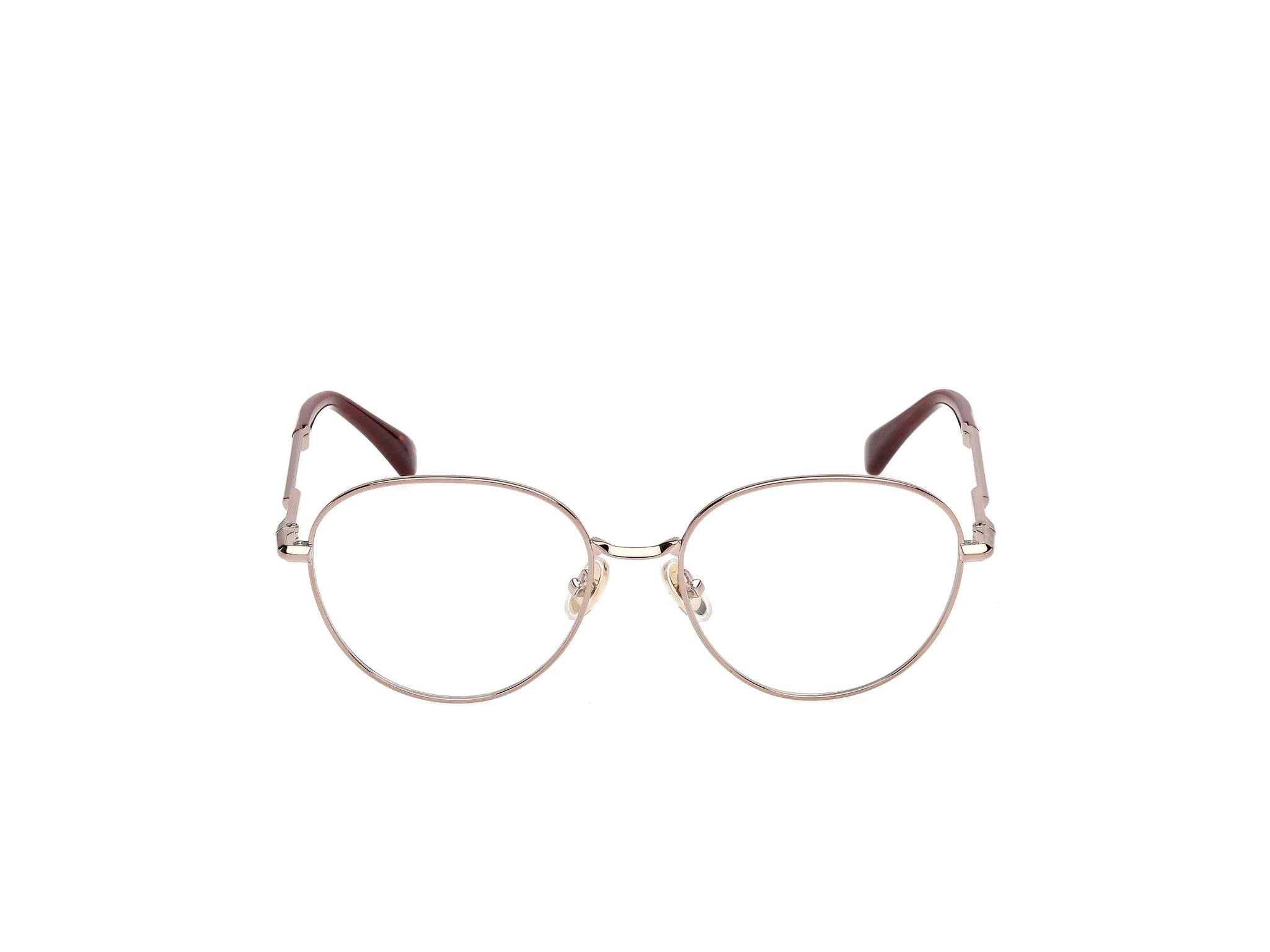 Max Mara MM5245 36 Montature da vista Metallo Bronzo Rotonda Normale - immagine 2