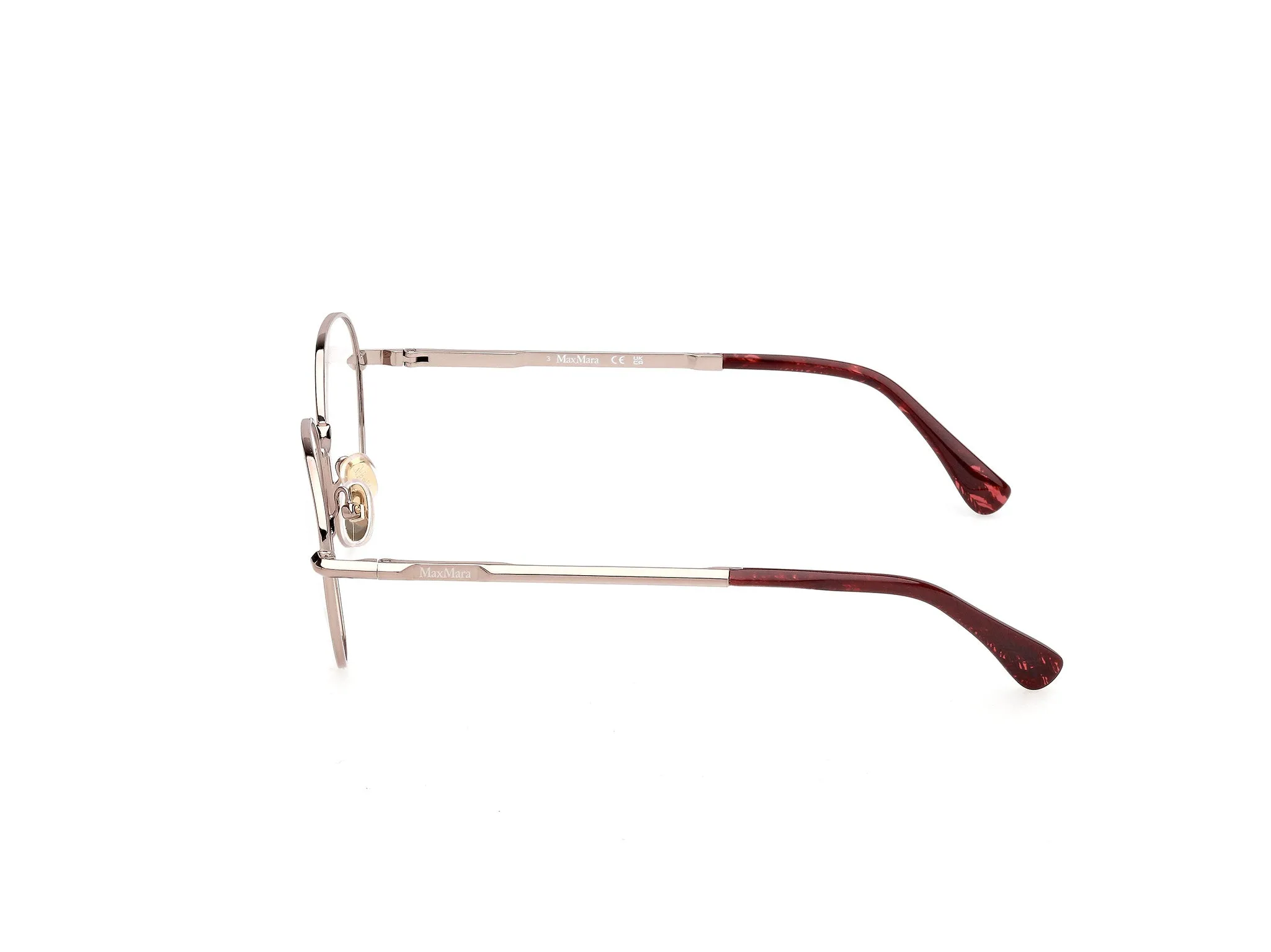 Max Mara MM5245 36 Montature da vista Metallo Bronzo Rotonda Normale - immagine 3