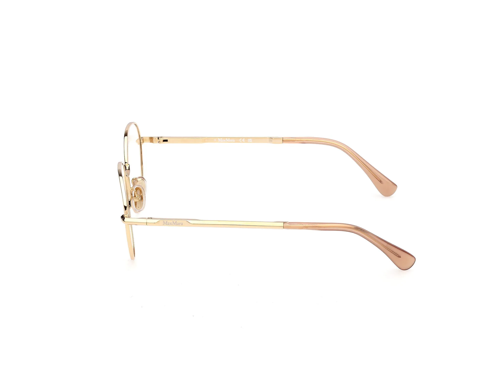 Max Mara MM5245 32 Montature da vista Metallo Oro Rotonda Normale - immagine 3