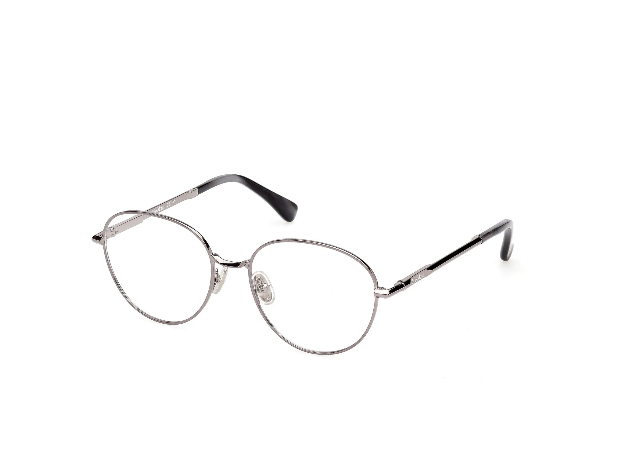 Max Mara MM5245 14 Montature da vista Metallo Grigio Rotonda Normale - immagine 1
