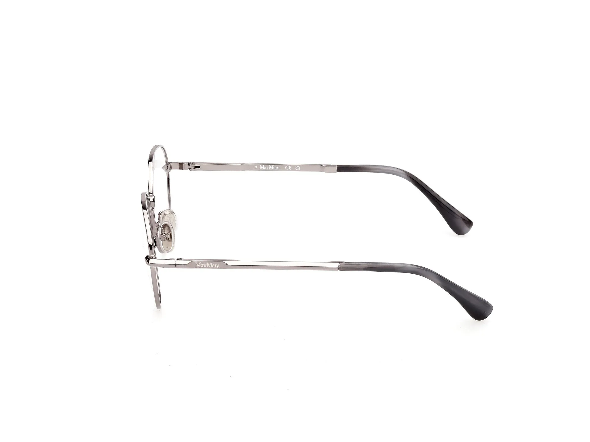 Max Mara MM5245 14 Montature da vista Metallo Grigio Rotonda Normale - immagine 3