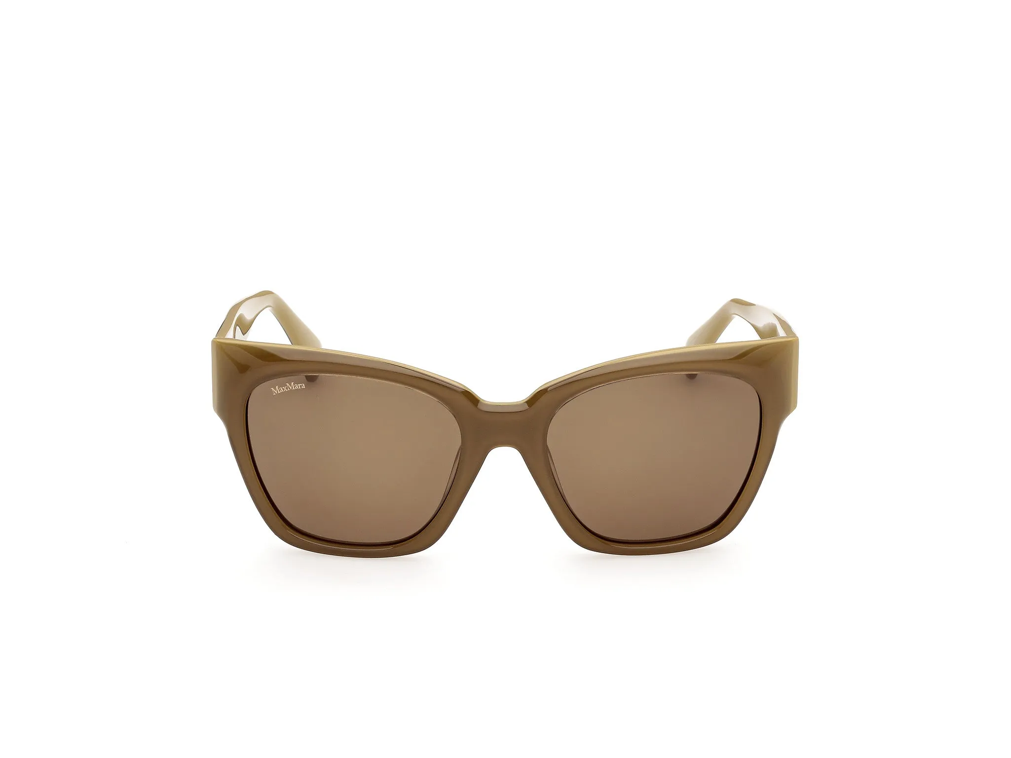 Max Mara MM0204 95N Occhiali da sole Verde Verde Squadrata Normale - immagine 2
