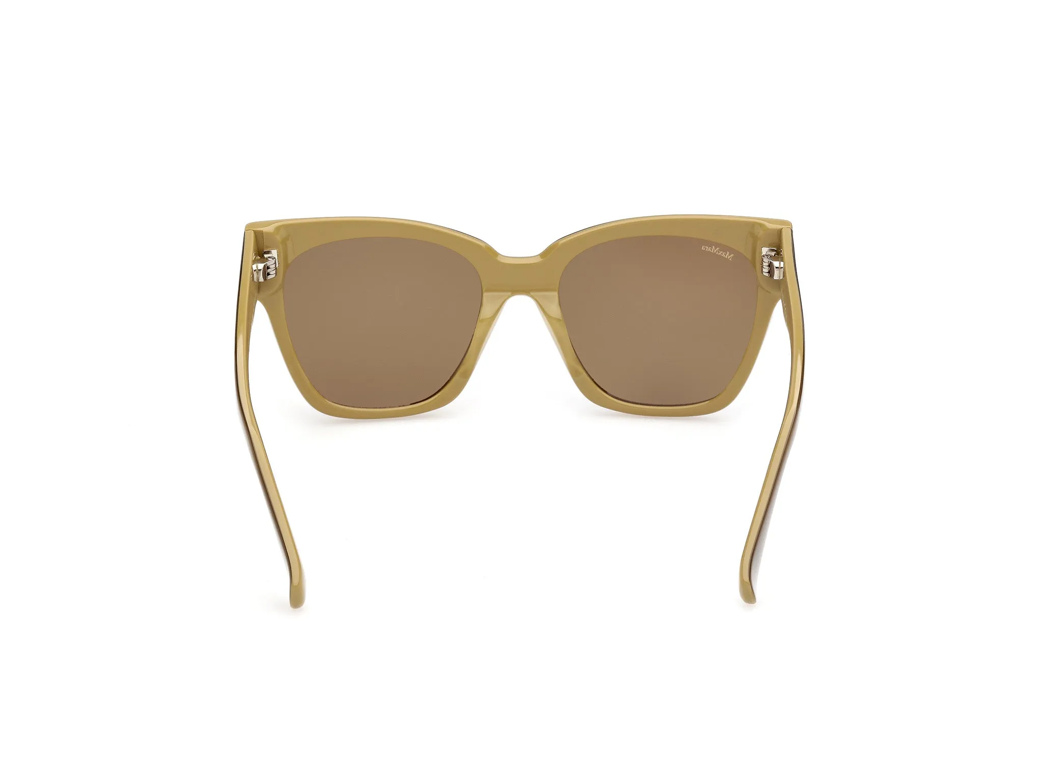 Max Mara MM0204 95N Occhiali da sole Verde Verde Squadrata Normale - immagine 4