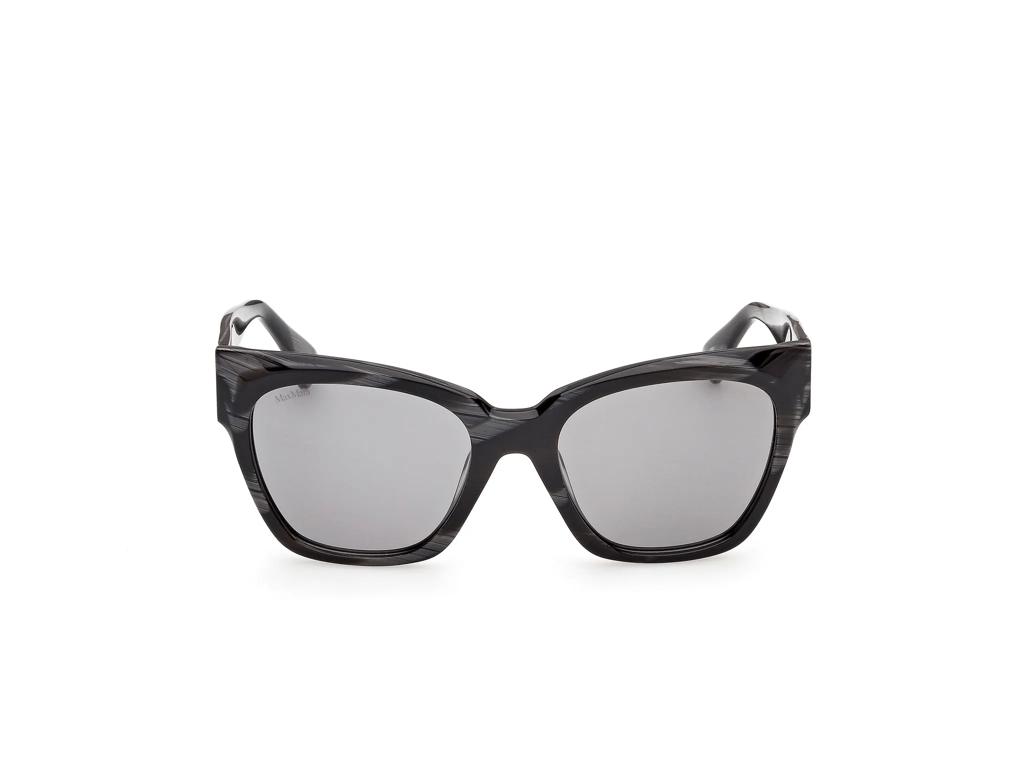 Max Mara MM0204 63A Occhiali da sole Nero Fumo Squadrata Normale - immagine 2
