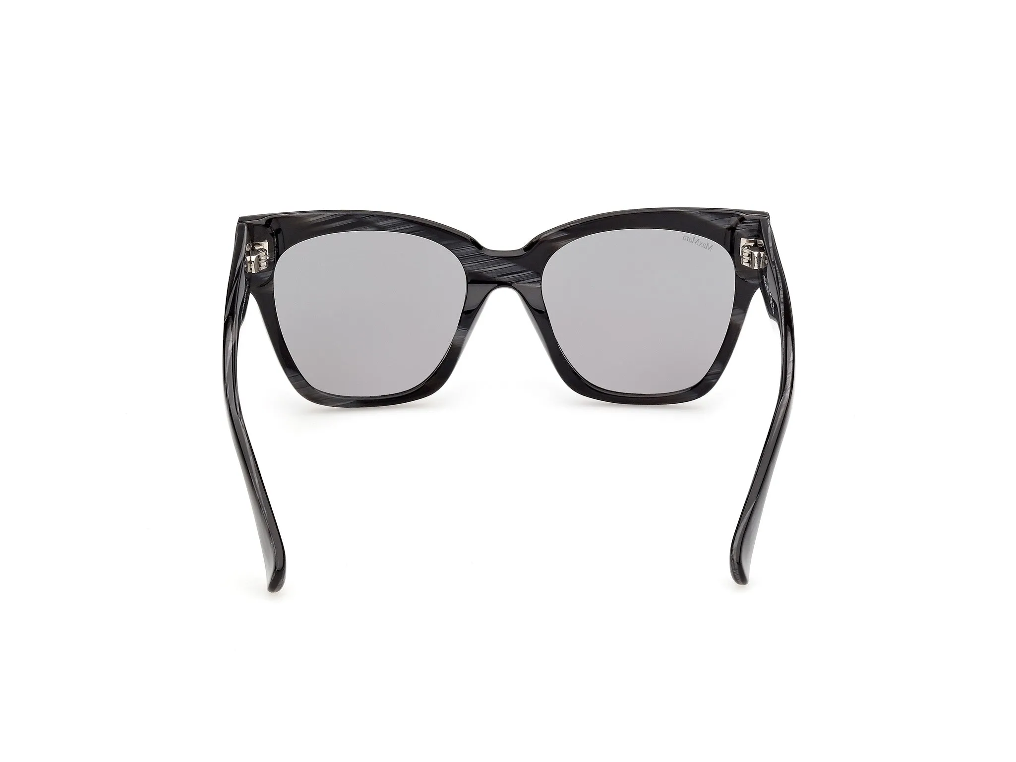 Max Mara MM0204 63A Occhiali da sole Nero Fumo Squadrata Normale - immagine 4