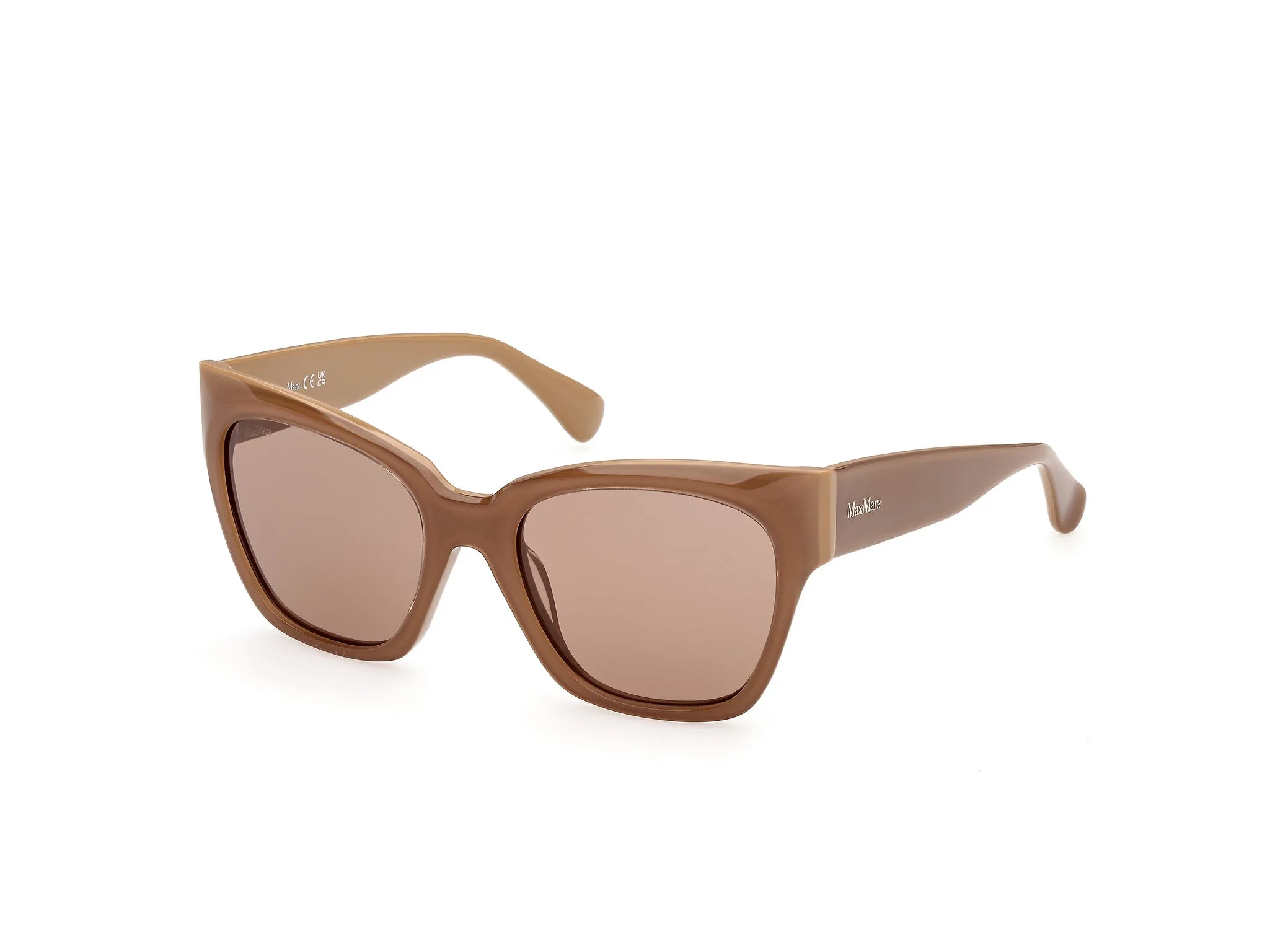 Max Mara MM0204 46E Occhiali da sole Marrone Marrone Squadrata Normale - immagine 1