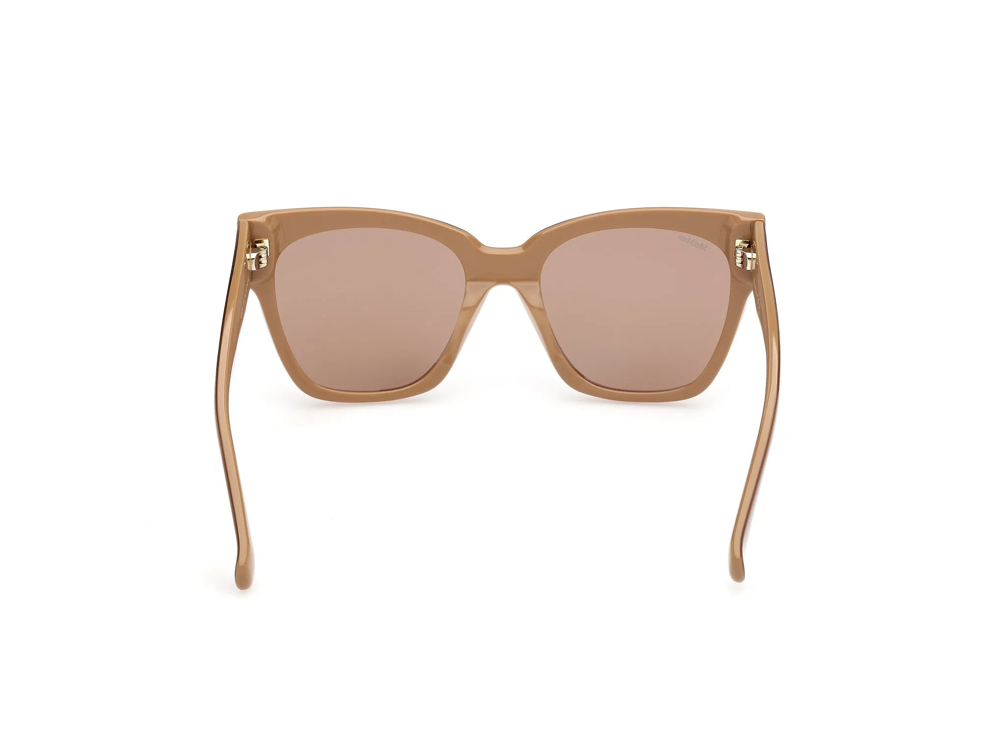 Max Mara MM0204 46E Occhiali da sole Marrone Marrone Squadrata Normale - immagine 4