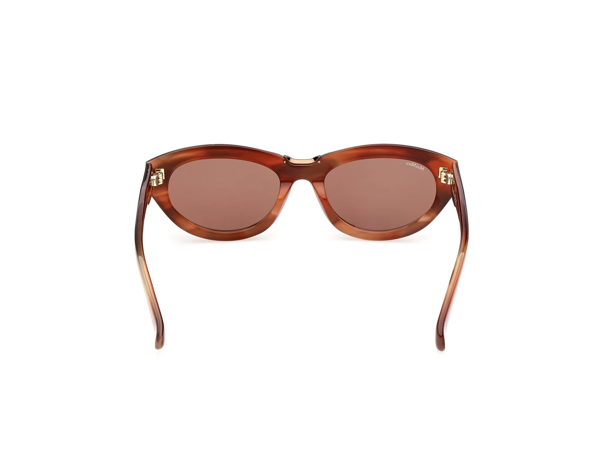 Max Mara MM0203 68E Occhiali da sole Rosso Marrone Geometrica Normale - immagine 4
