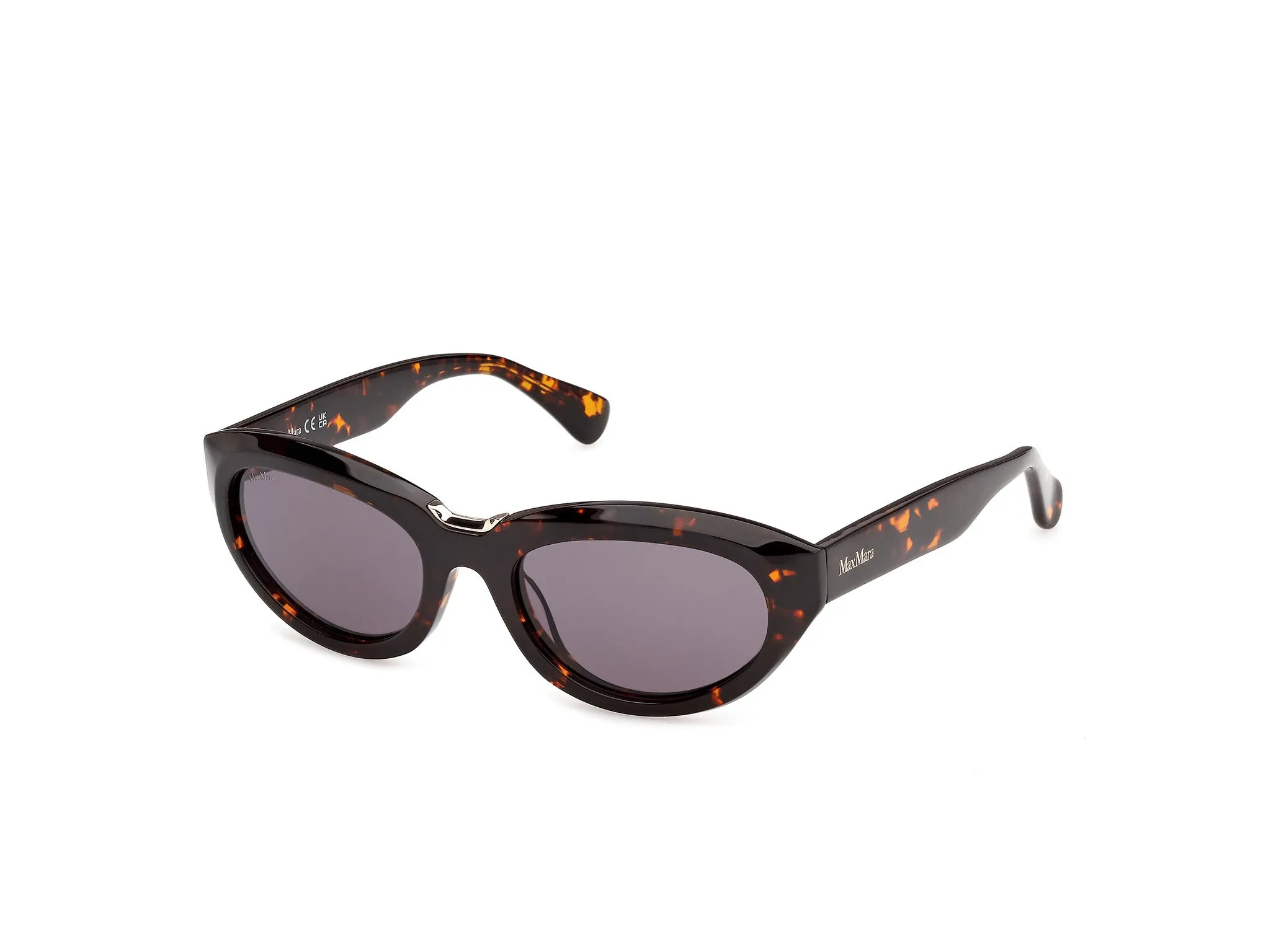 Max Mara MM0203 52A Occhiali da sole Havana Marrone Geometrica Normale - immagine 1