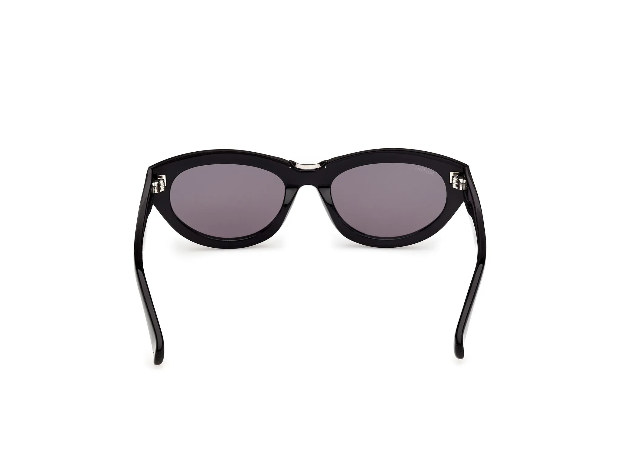 Max Mara MM0203 01A Occhiali da sole Nero Fumo Geometrica Normale - immagine 4