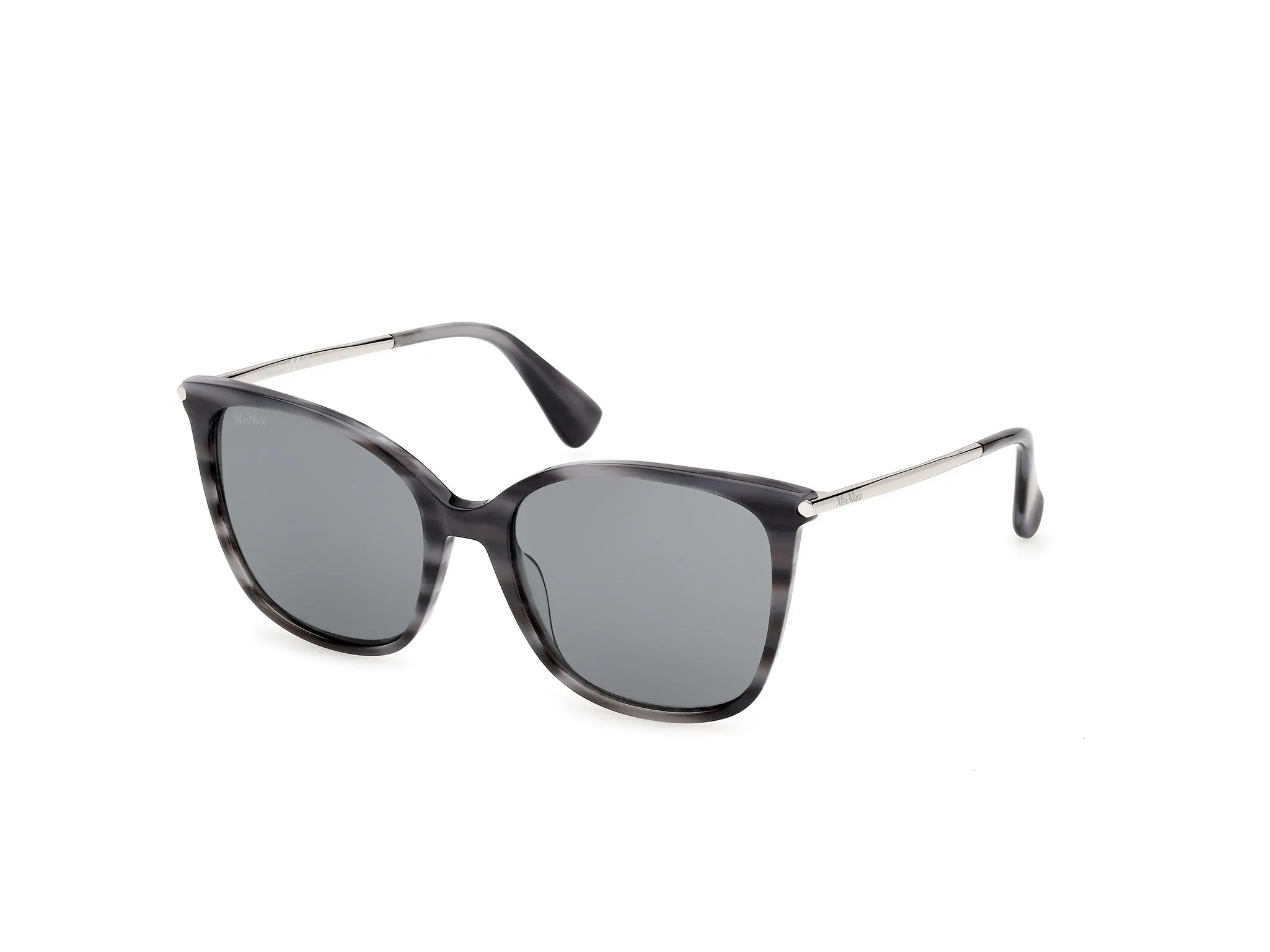 Max Mara MM0202 64A Occhiali da sole Azzurro Fumo Squadrata Normale - immagine 1
