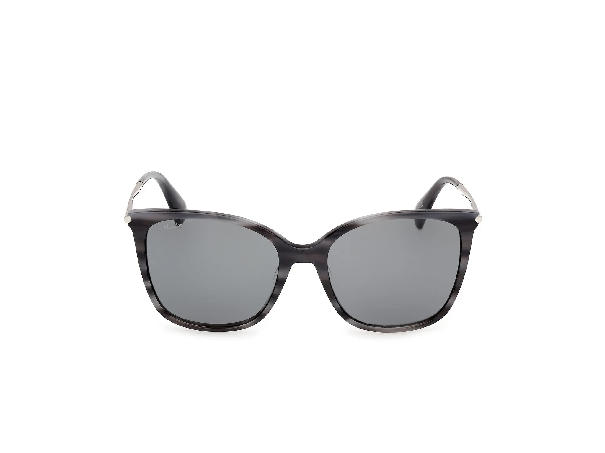 Max Mara MM0202 64A Occhiali da sole Azzurro Fumo Squadrata Normale - immagine 2