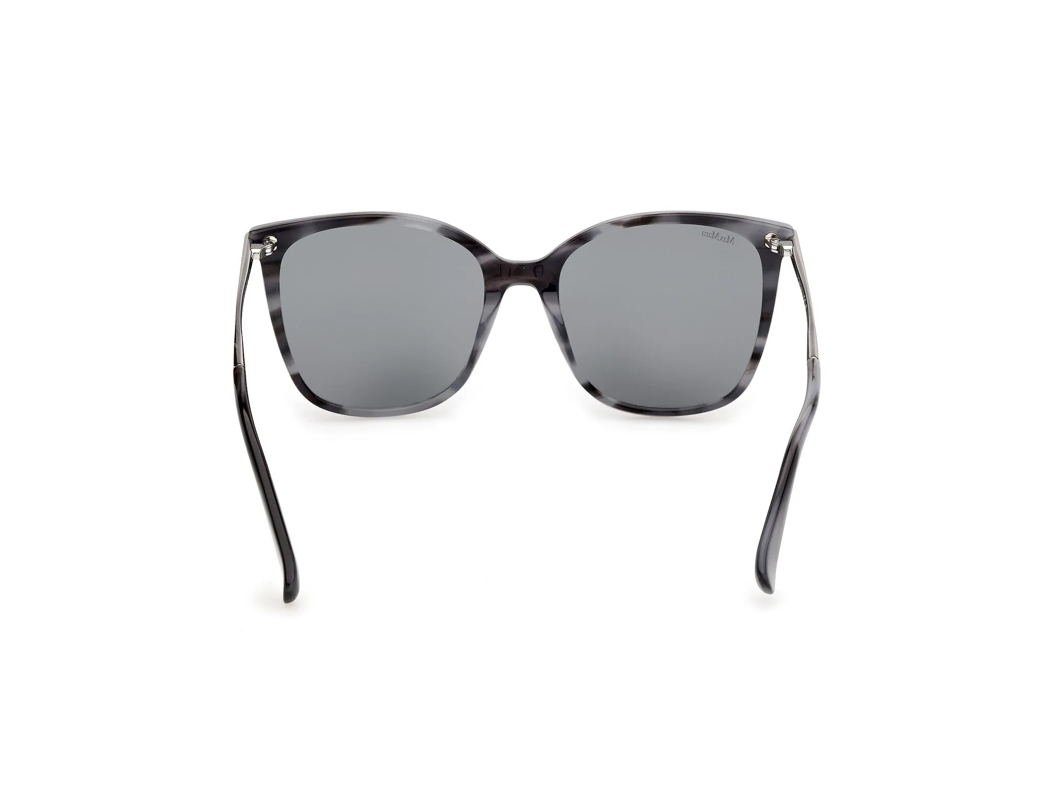 Max Mara MM0202 64A Occhiali da sole Azzurro Fumo Squadrata Normale - immagine 4
