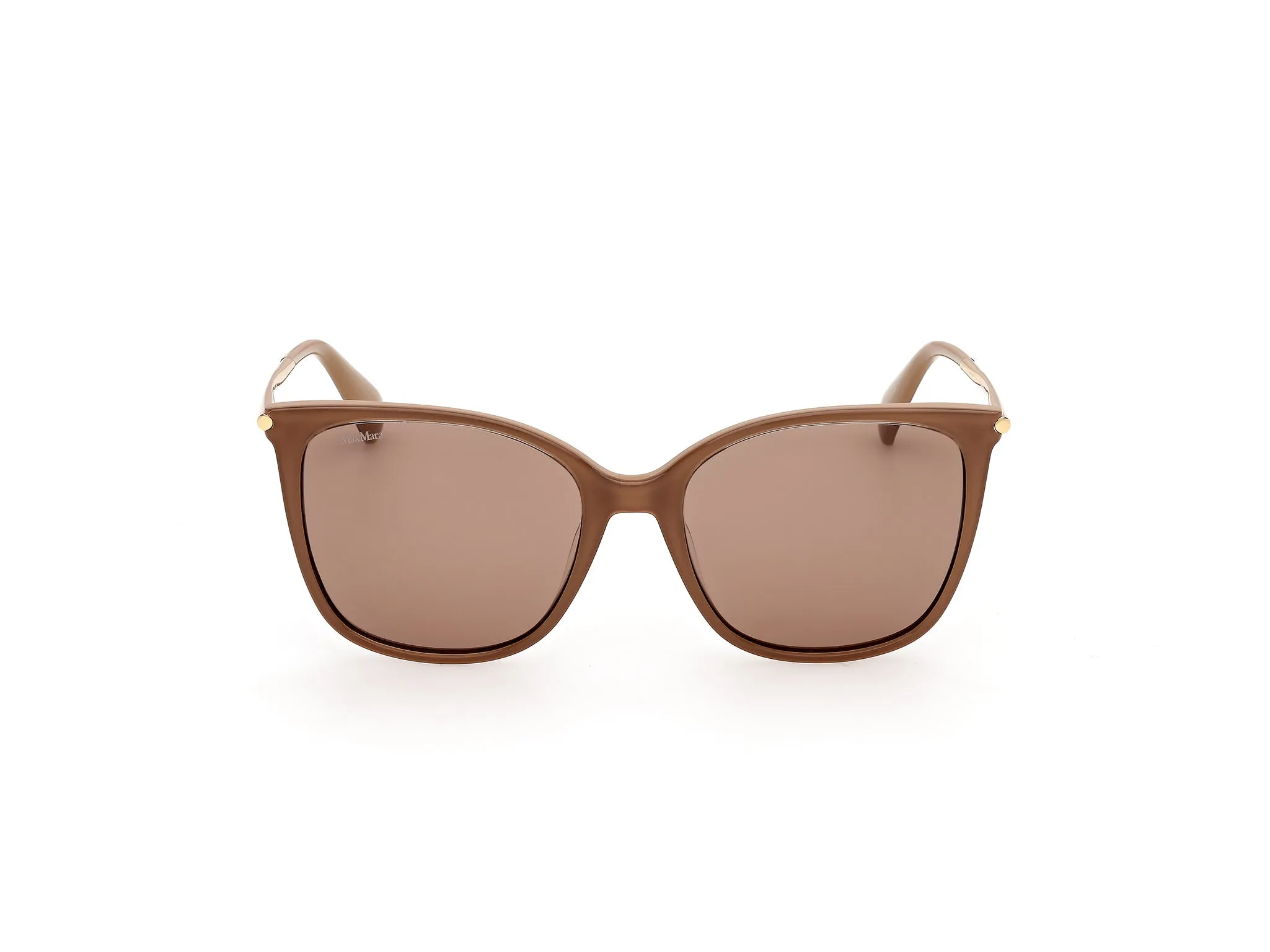 Max Mara MM0202 46E Occhiali da sole Marrone Marrone Squadrata Normale - immagine 2