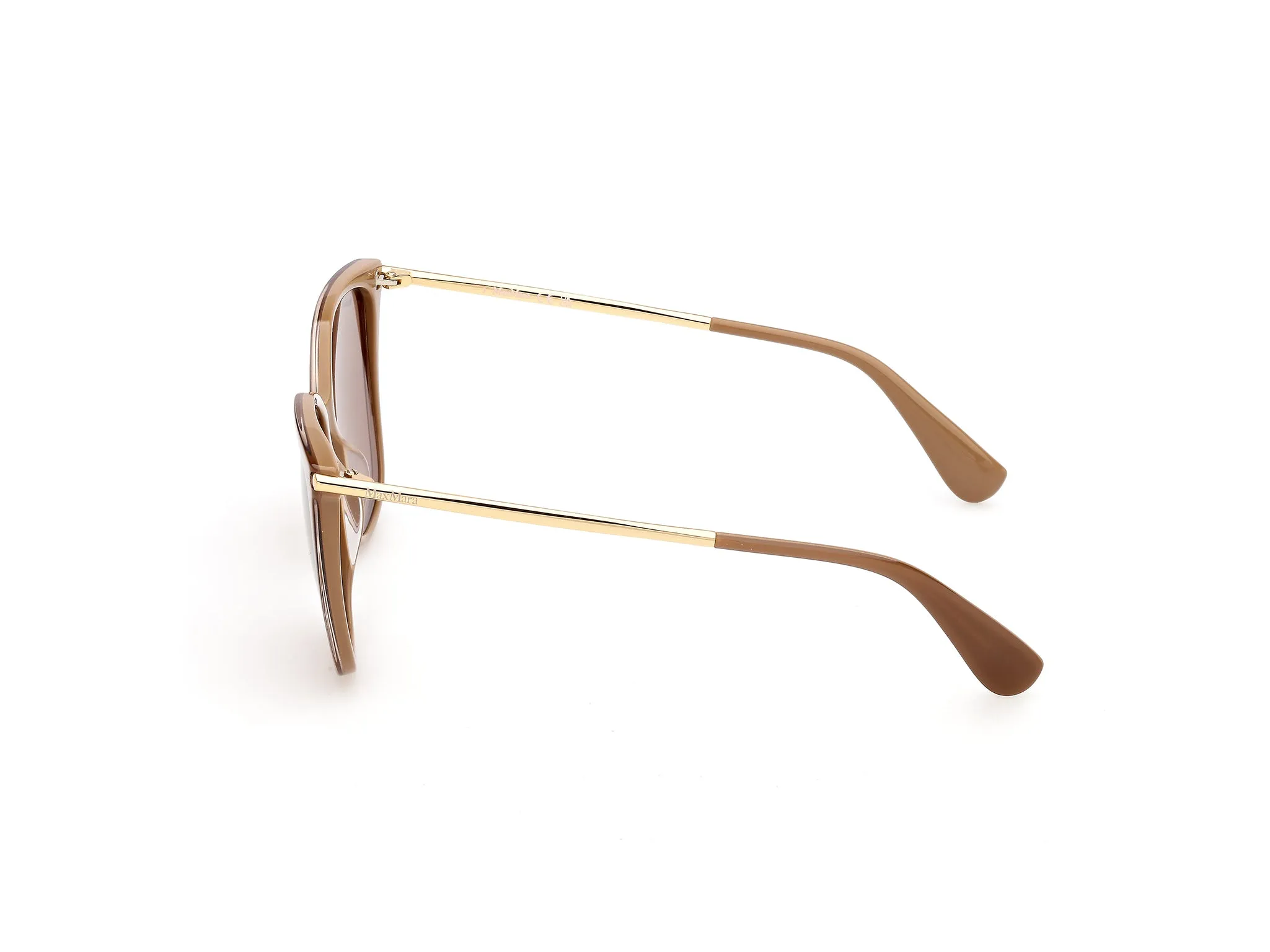 Max Mara MM0202 46E Occhiali da sole Marrone Marrone Squadrata Normale - immagine 3