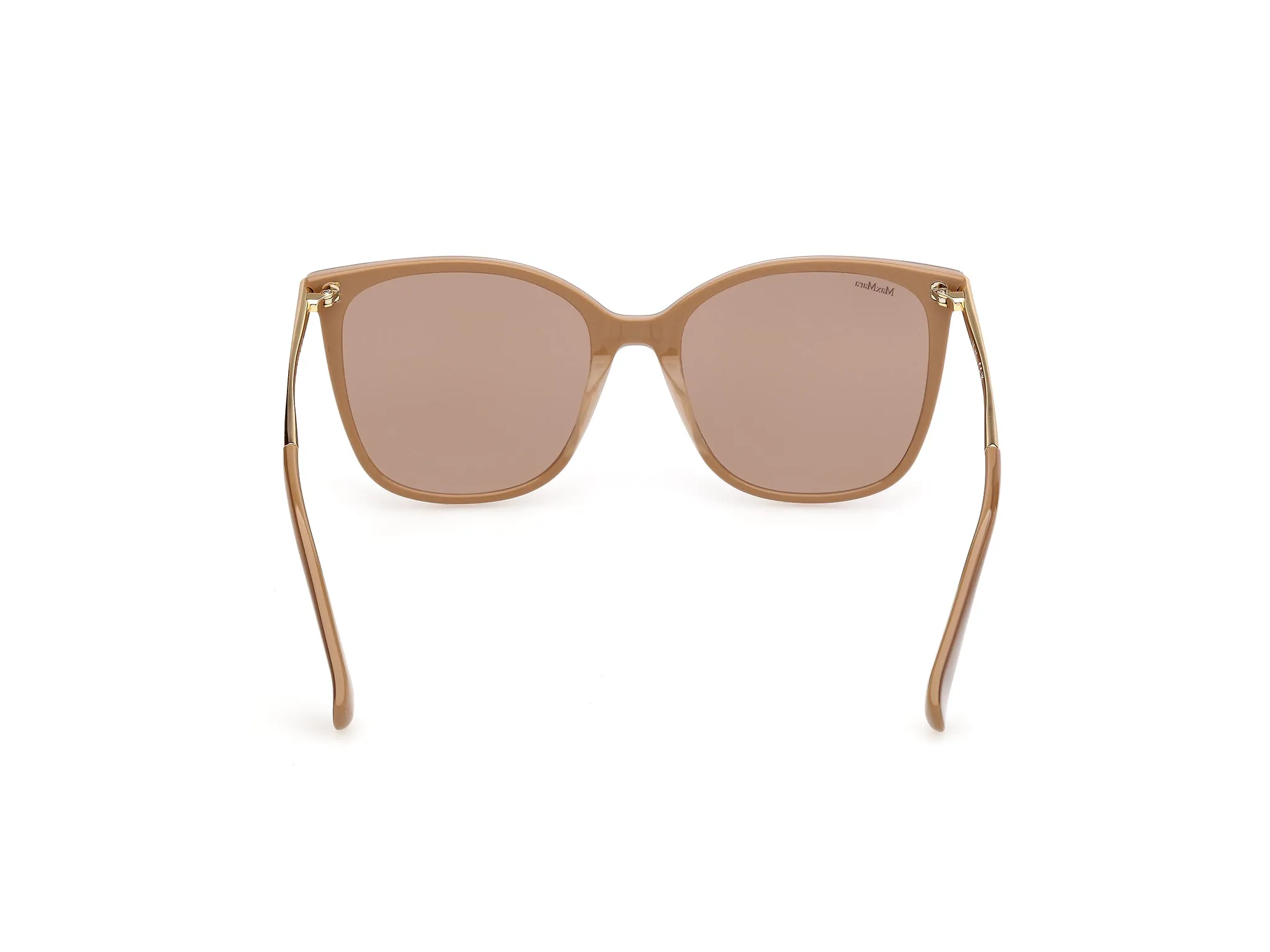 Max Mara MM0202 46E Occhiali da sole Marrone Marrone Squadrata Normale - immagine 4