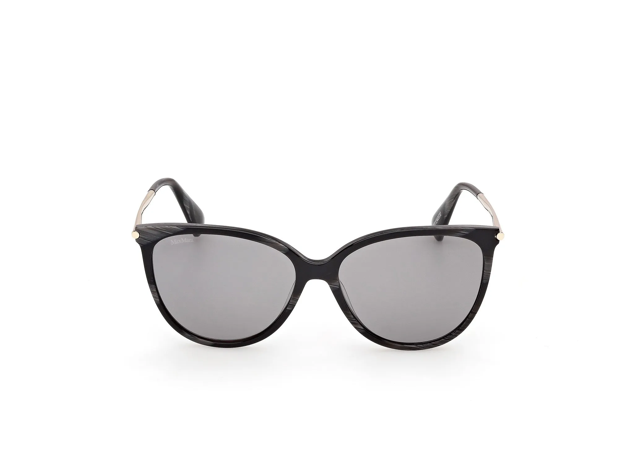 Max Mara MM0201 63A Occhiali da sole Nero Fumo Squadrata Normale - immagine 2