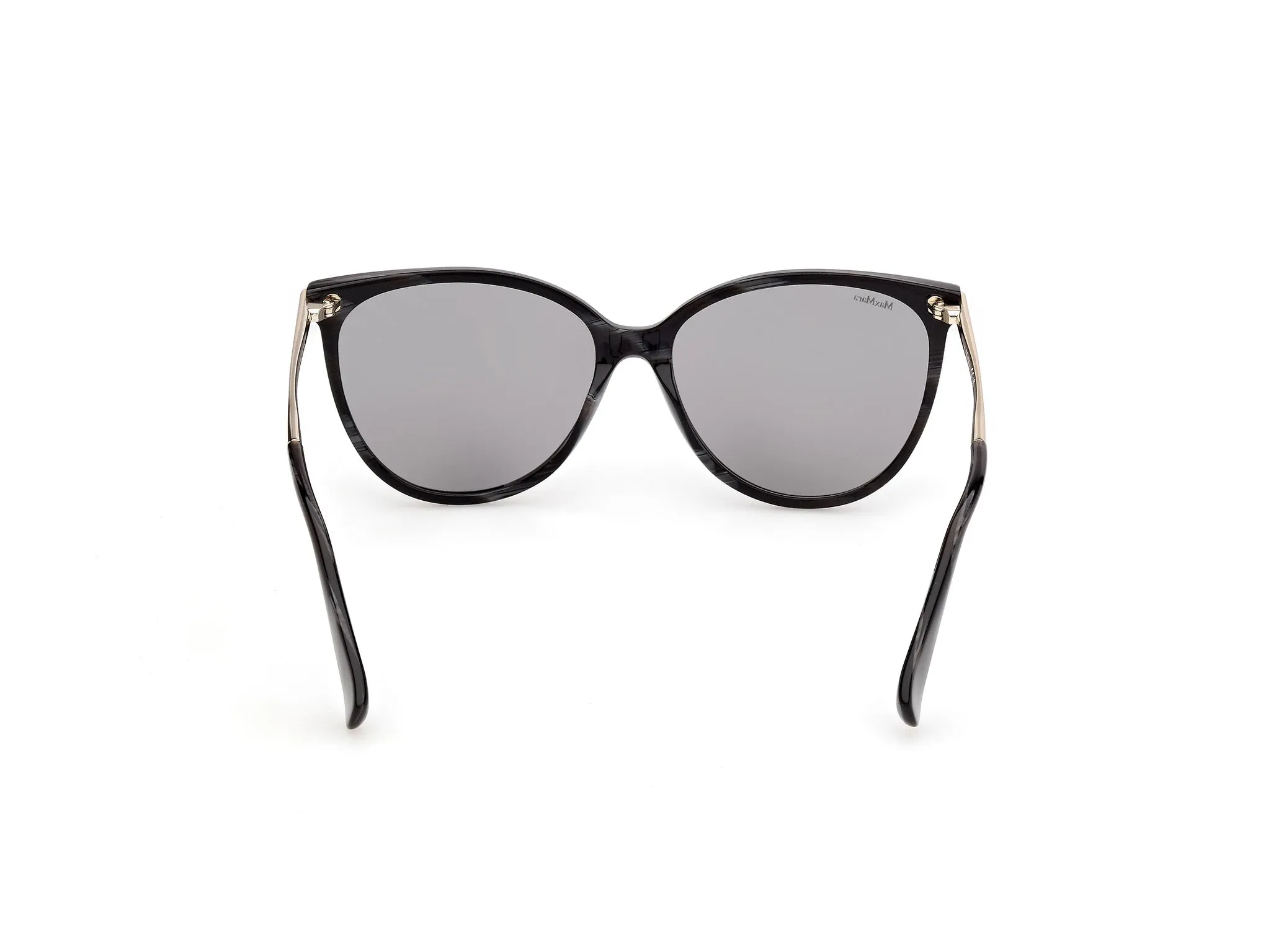 Max Mara MM0201 63A Occhiali da sole Nero Fumo Squadrata Normale - immagine 4