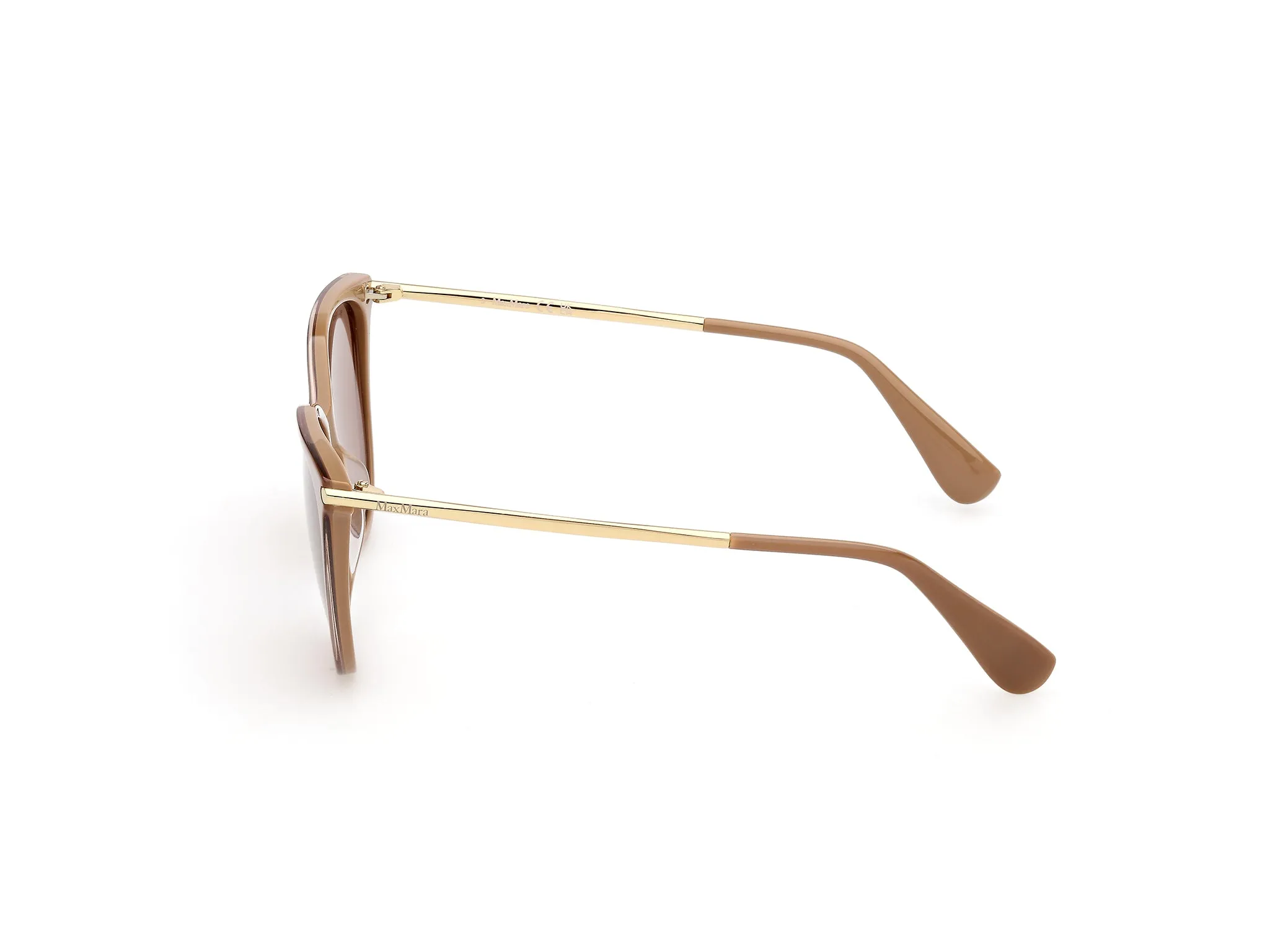 Max Mara MM0201 46E Occhiali da sole Marrone Marrone Squadrata Normale - immagine 3