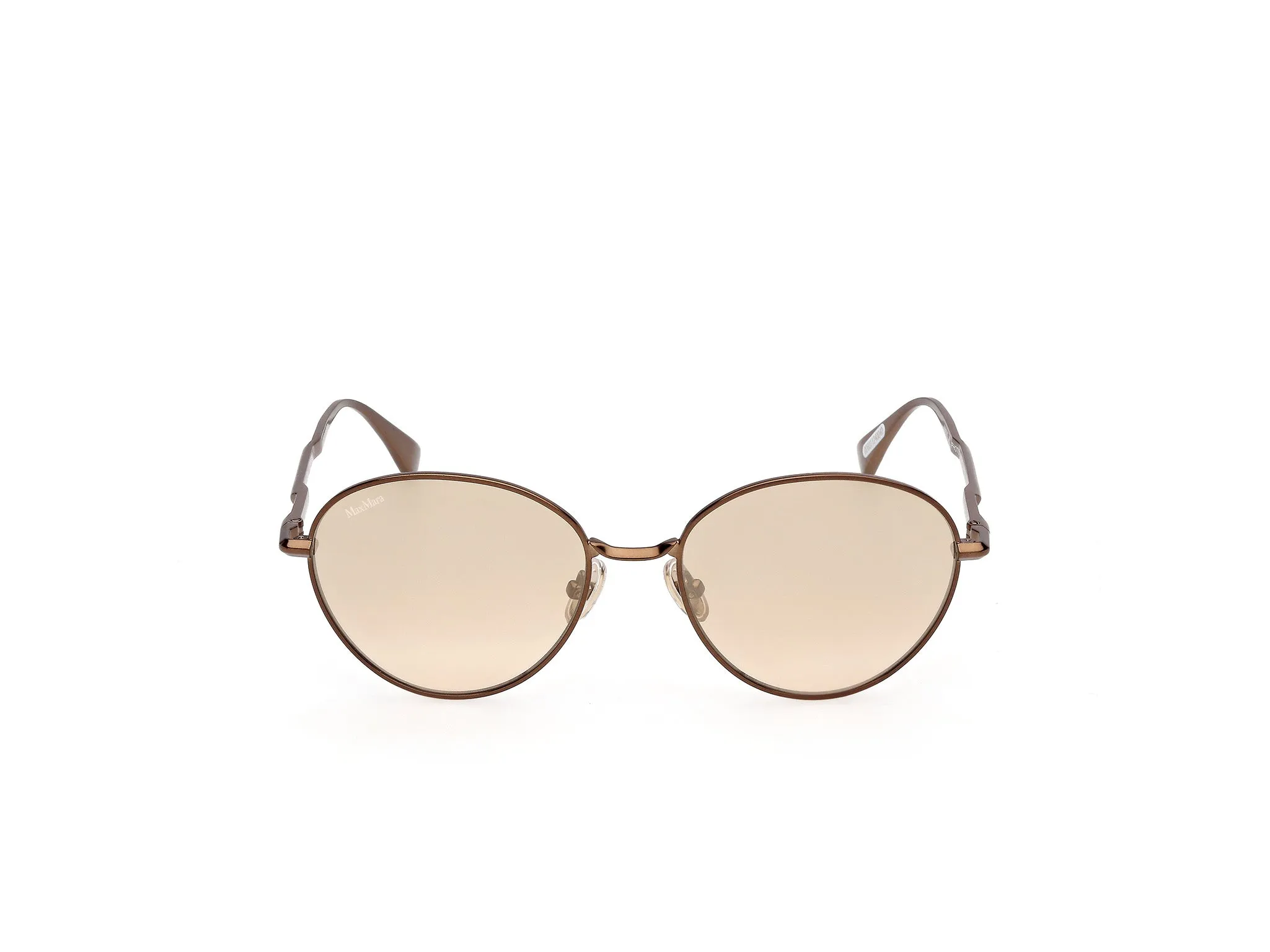 Max Mara MM0200 38L Occhiali da sole Metallo Bronzo Marrone Rotonda Normale - immagine 2