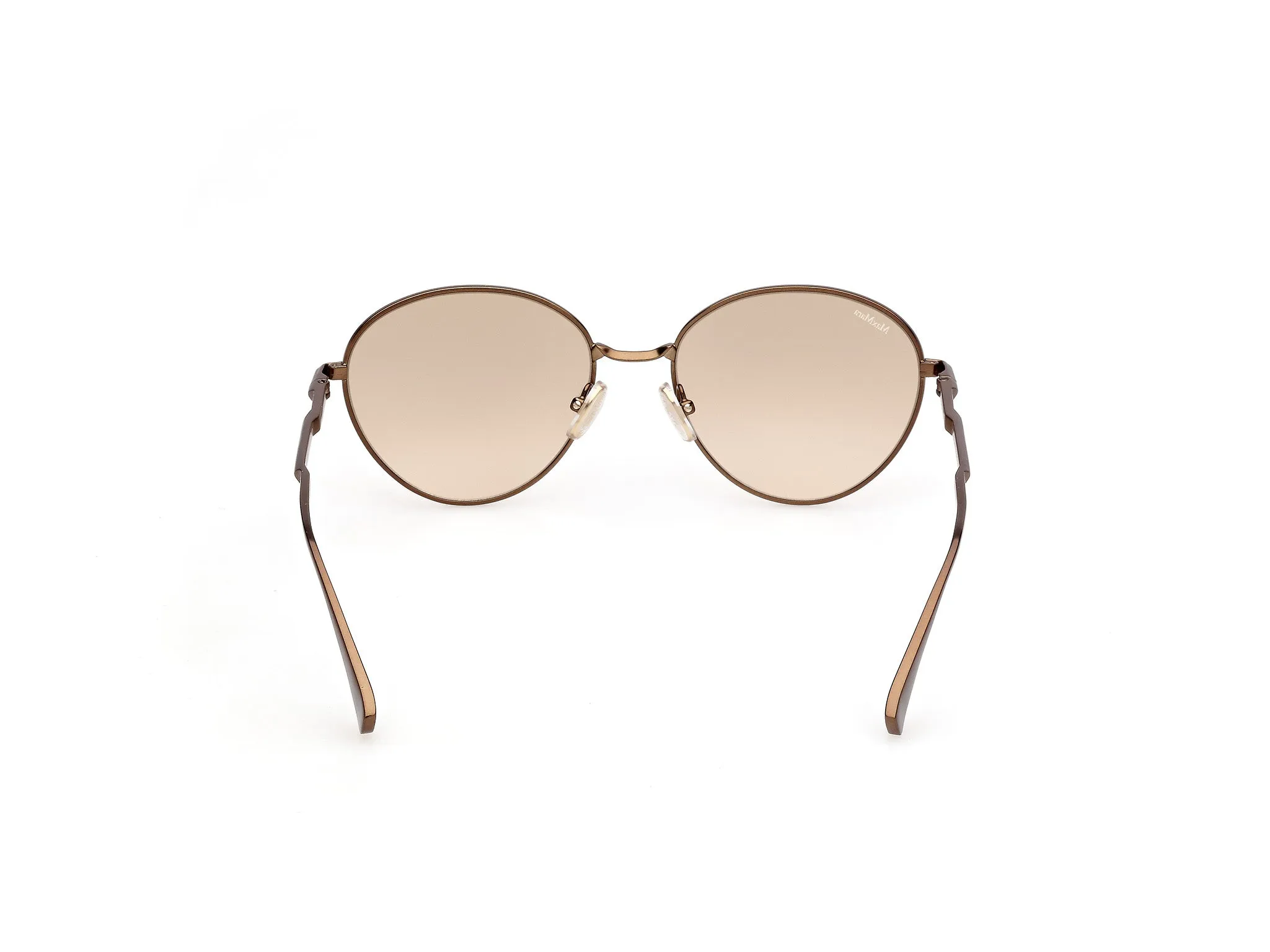 Max Mara MM0200 38L Occhiali da sole Metallo Bronzo Marrone Rotonda Normale - immagine 4