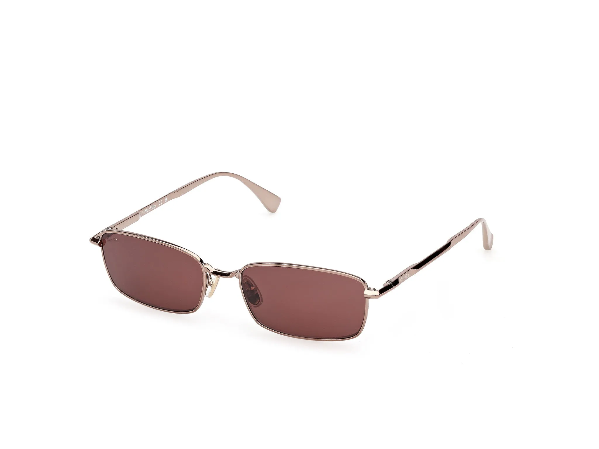 Max Mara MM0199 36S Occhiali da sole Metallo Bronzo Bordeaux Normale - immagine 1