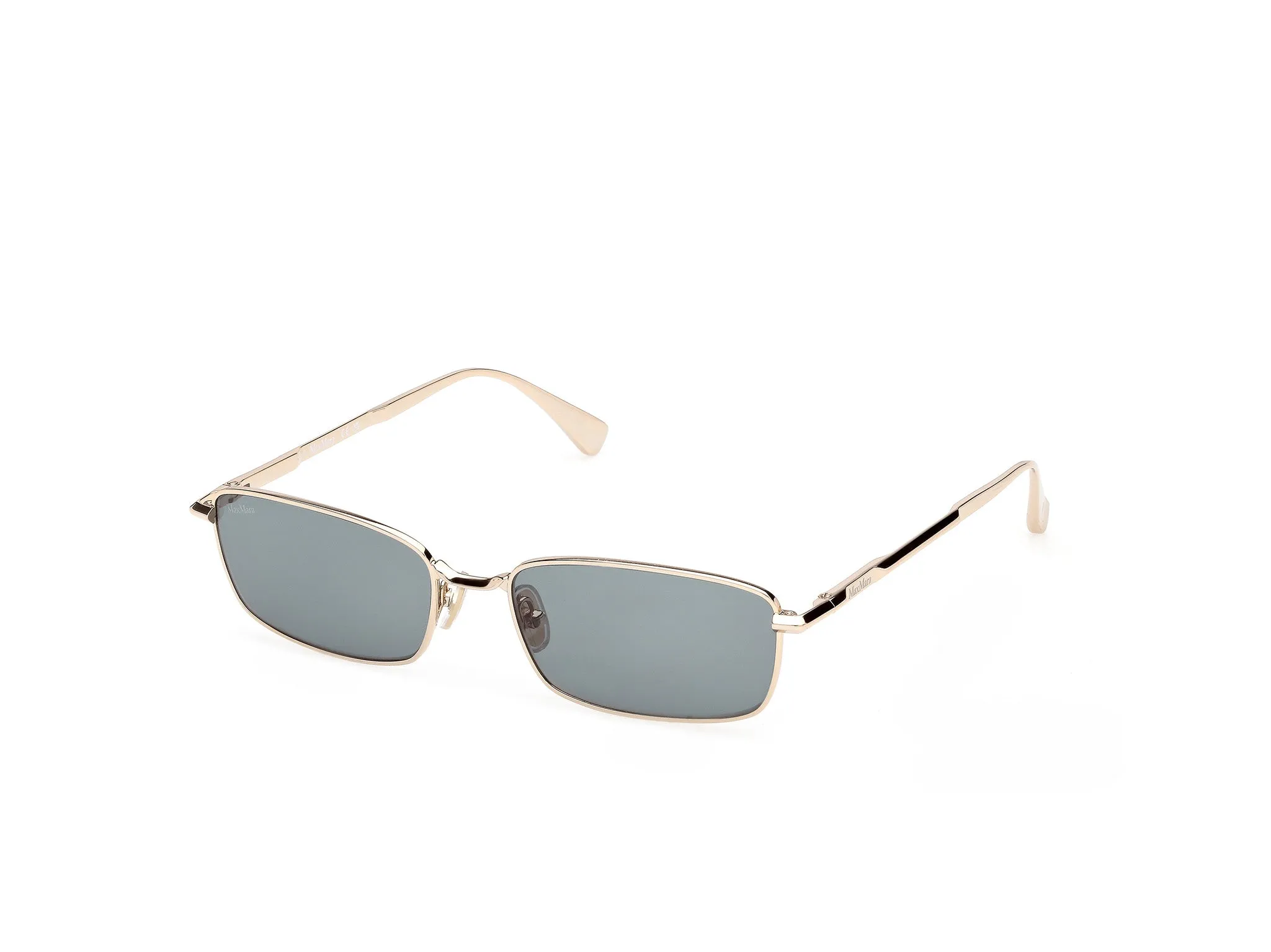 Max Mara MM0199 32N Occhiali da sole Metallo Oro Verde Normale - immagine 1