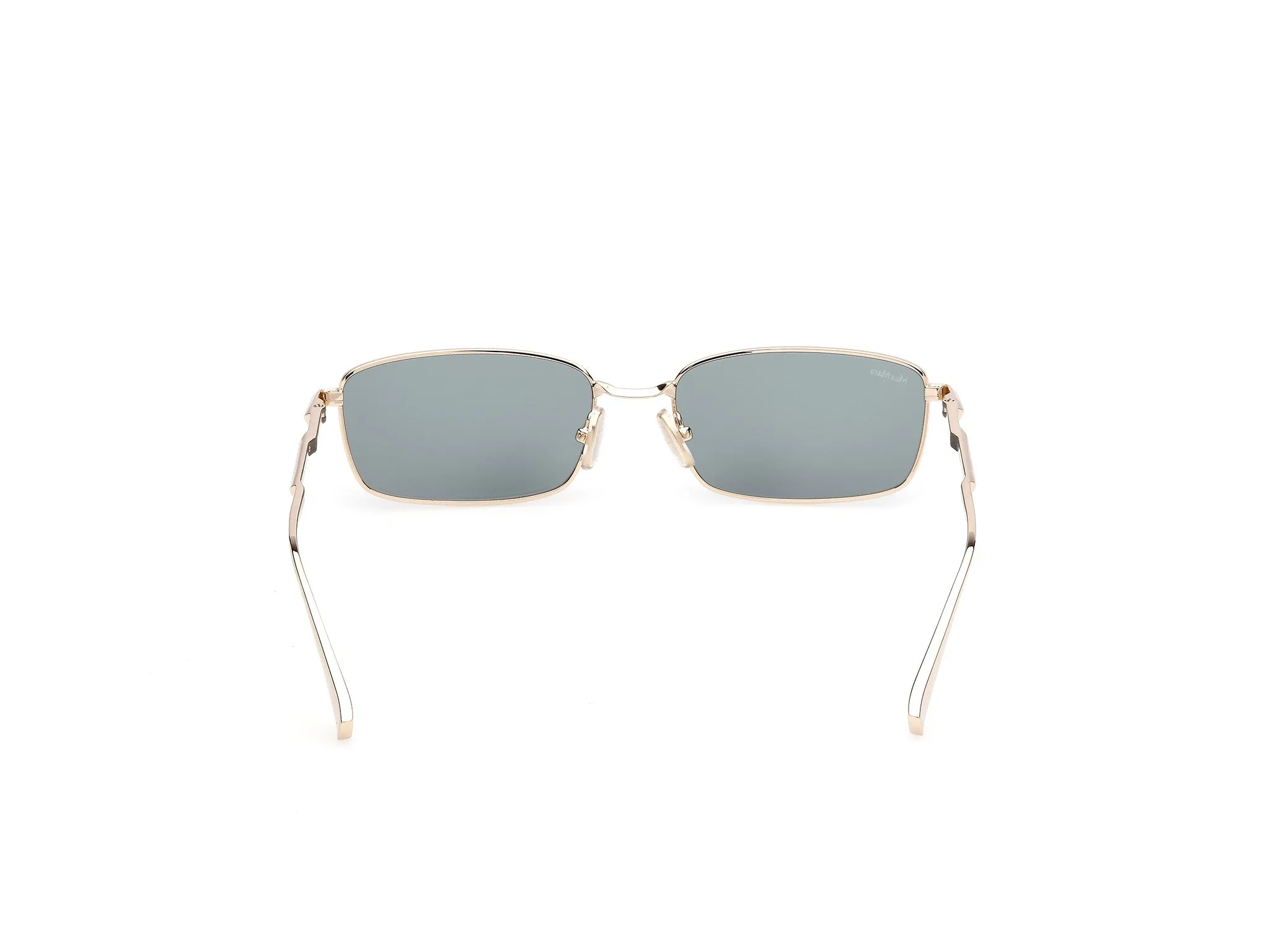 Max Mara MM0199 32N Occhiali da sole Metallo Oro Verde Normale - immagine 4