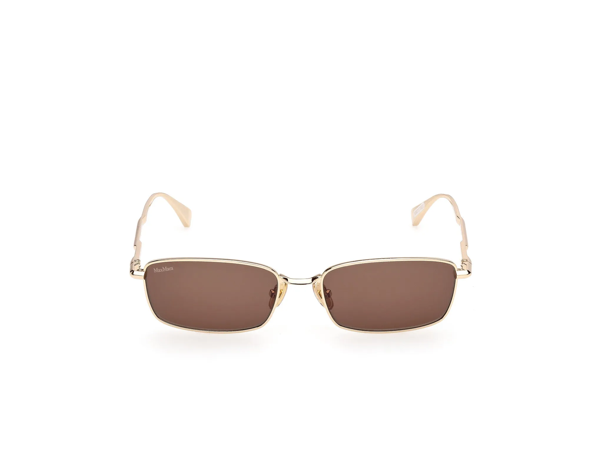 Max Mara MM0199 30E Occhiali da sole Metallo Oro Marrone Normale - immagine 2