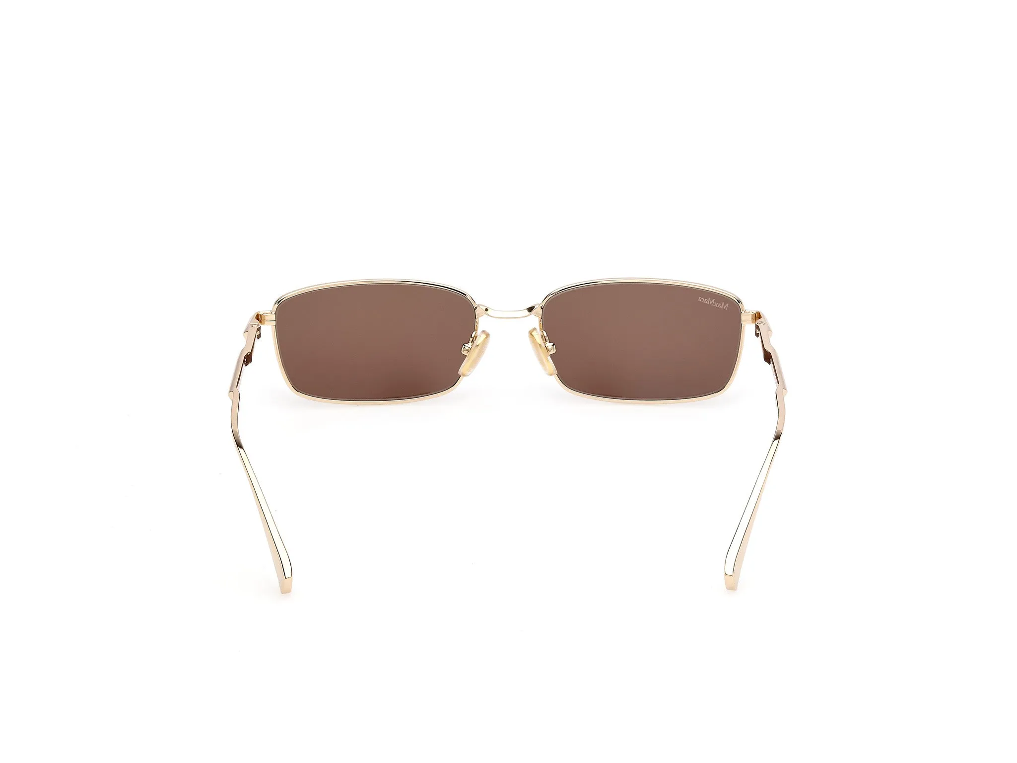 Max Mara MM0199 30E Occhiali da sole Metallo Oro Marrone Normale - immagine 4