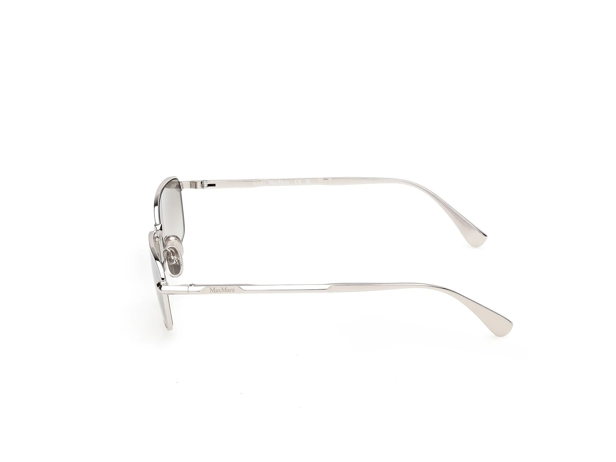 Max Mara MM0199 16C Occhiali da sole Metallo Palladio Fumo Normale - immagine 3