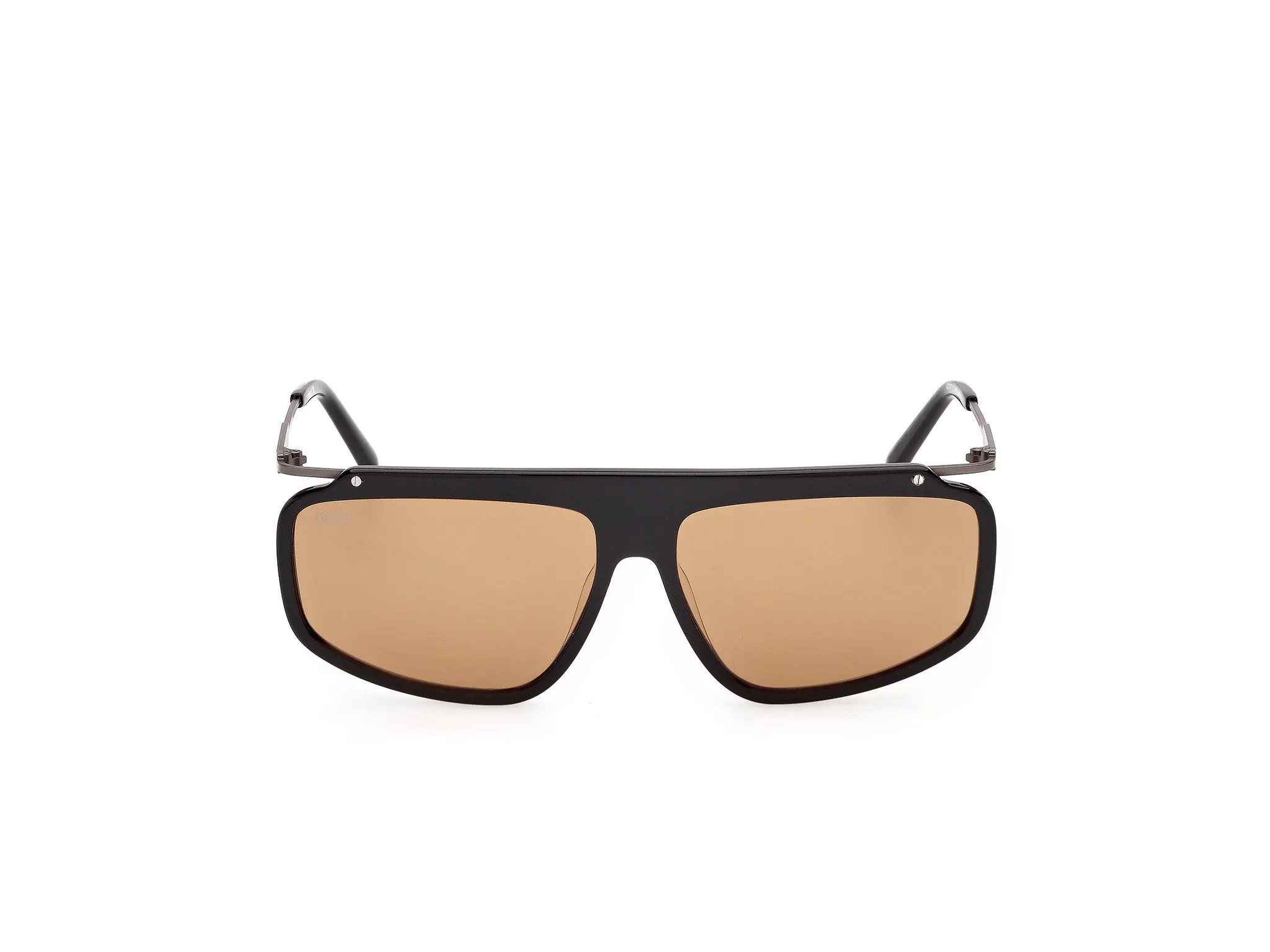 GCDS GD0077 01J Occhiali da sole Nero Roviex Geometrica Normale - immagine 2