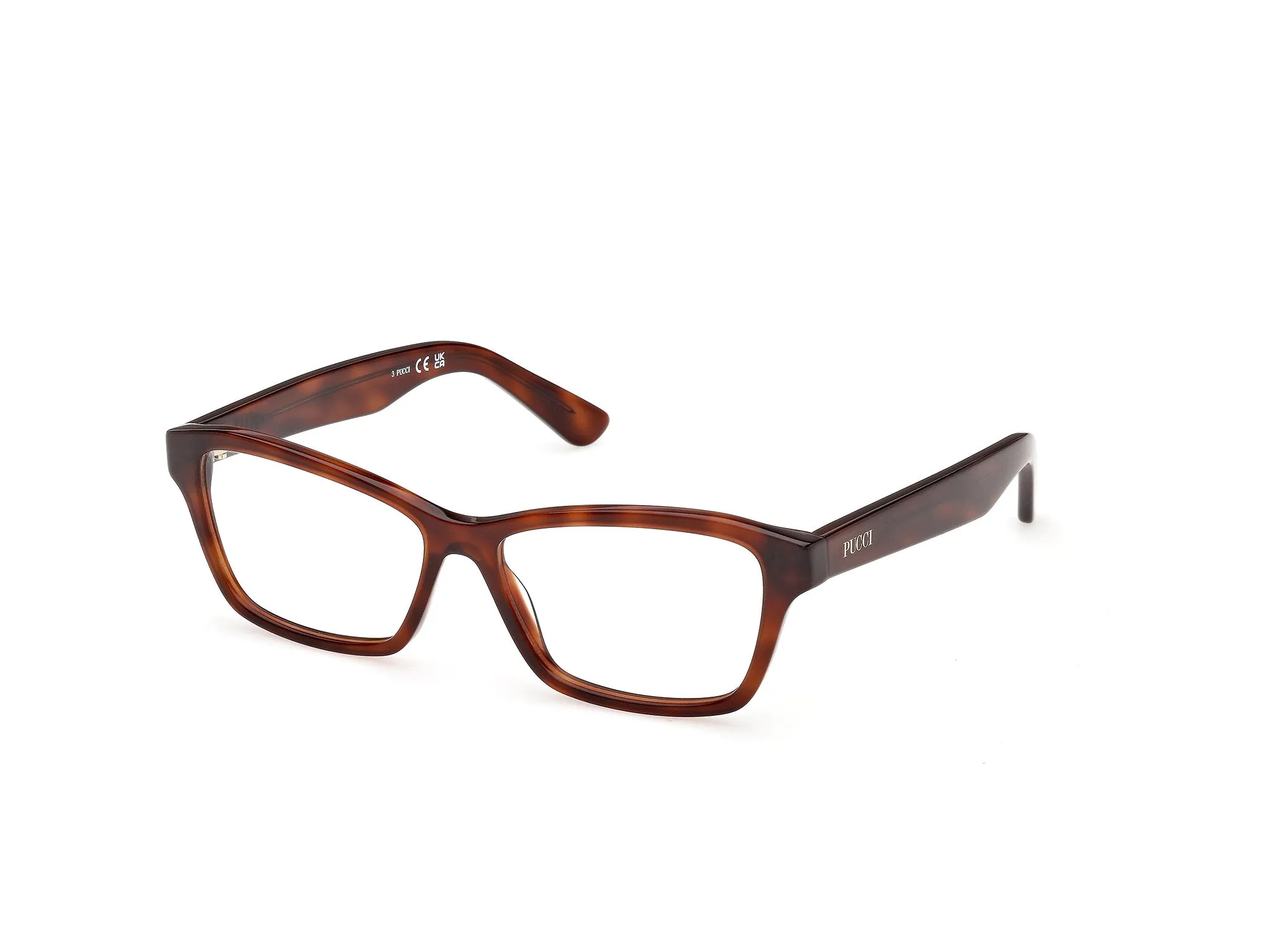 Emilio Pucci EP5288 53 Montature da vista Havana Squadrata Normale - immagine 1