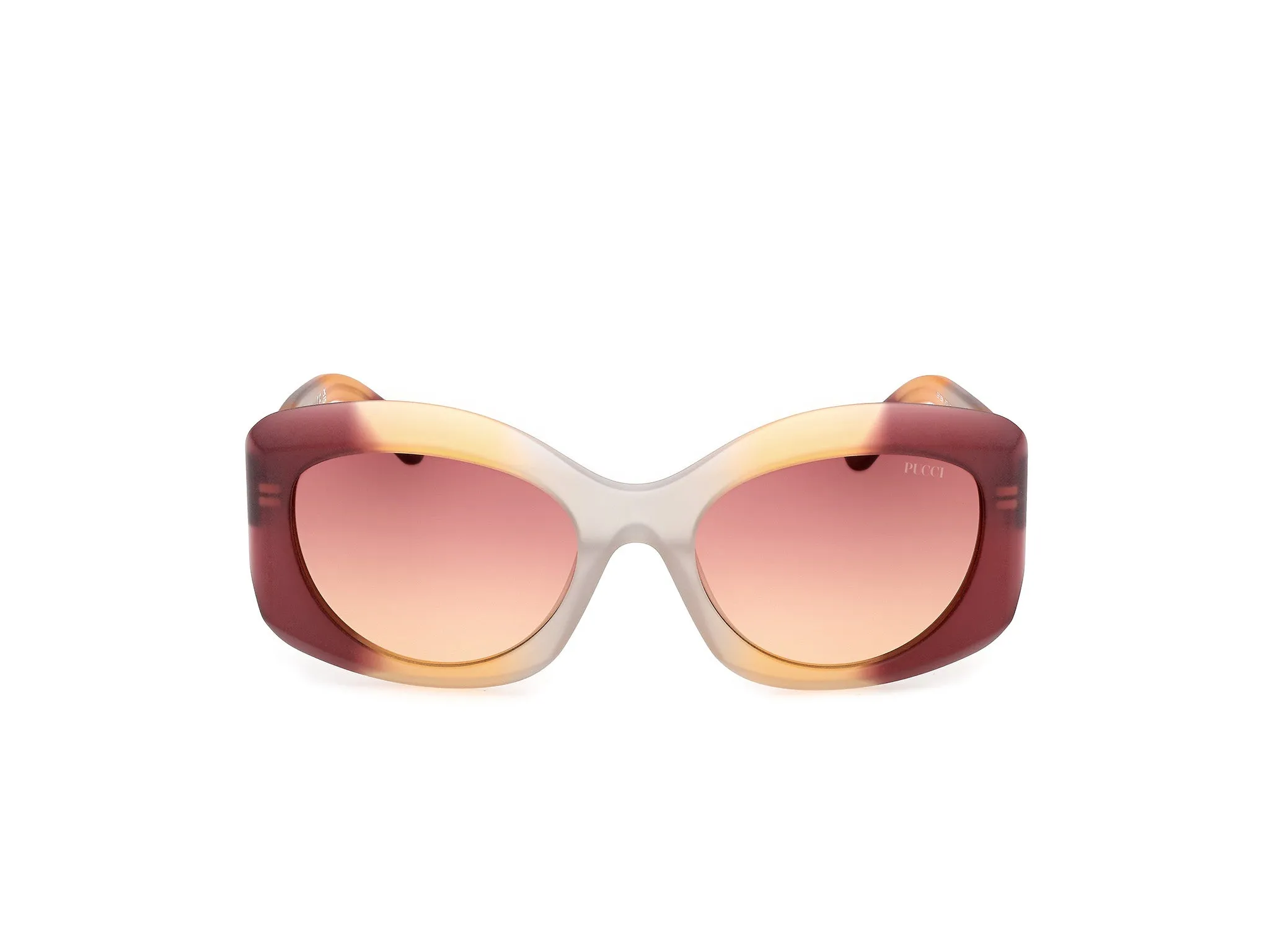 Emilio Pucci EP0259 71T Occhiali da sole Bordeaux Farfalla Normale - immagine 2