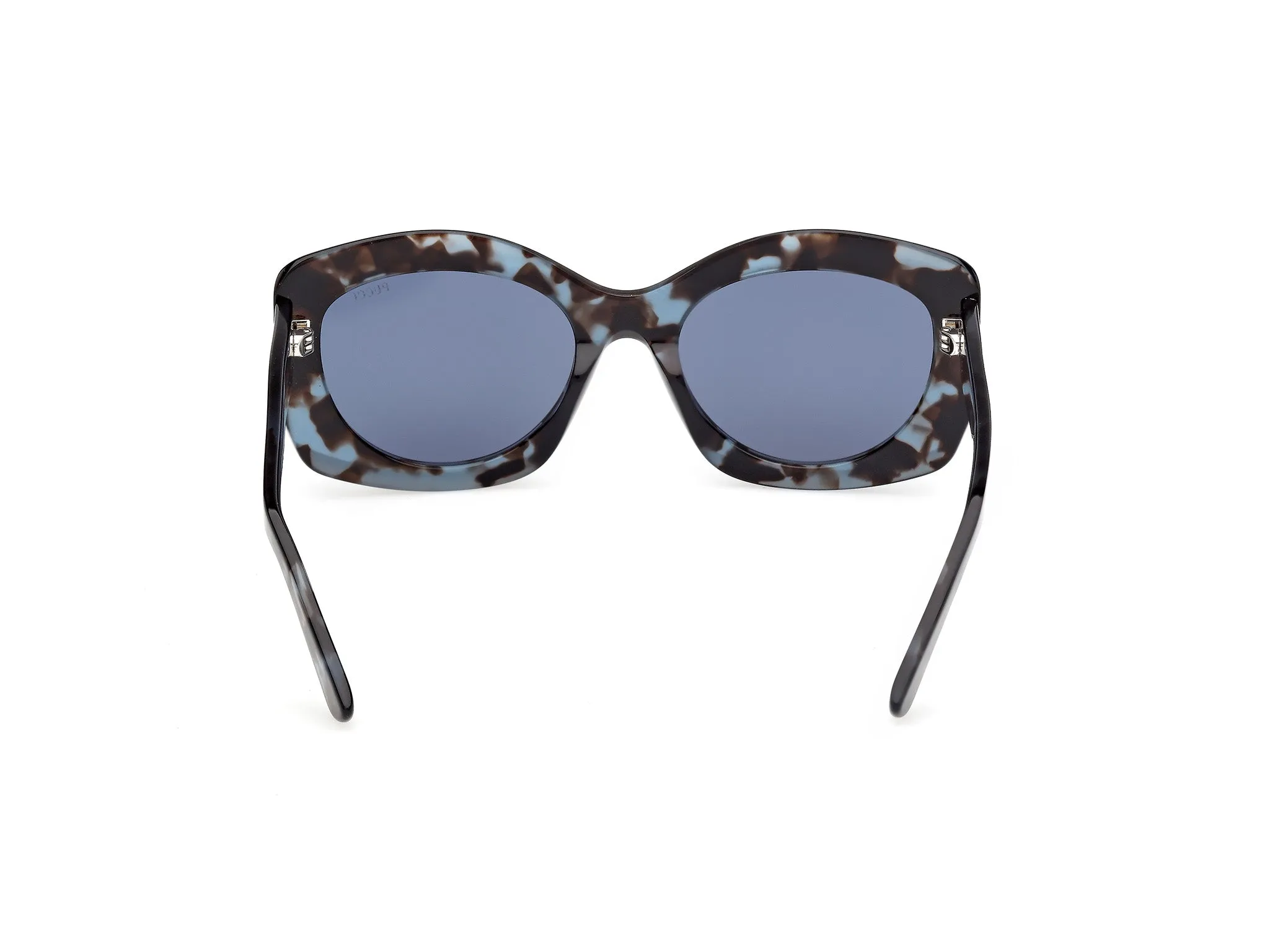 Emilio Pucci EP0259 55V Occhiali da sole Havana Blu Farfalla Normale - immagine 4