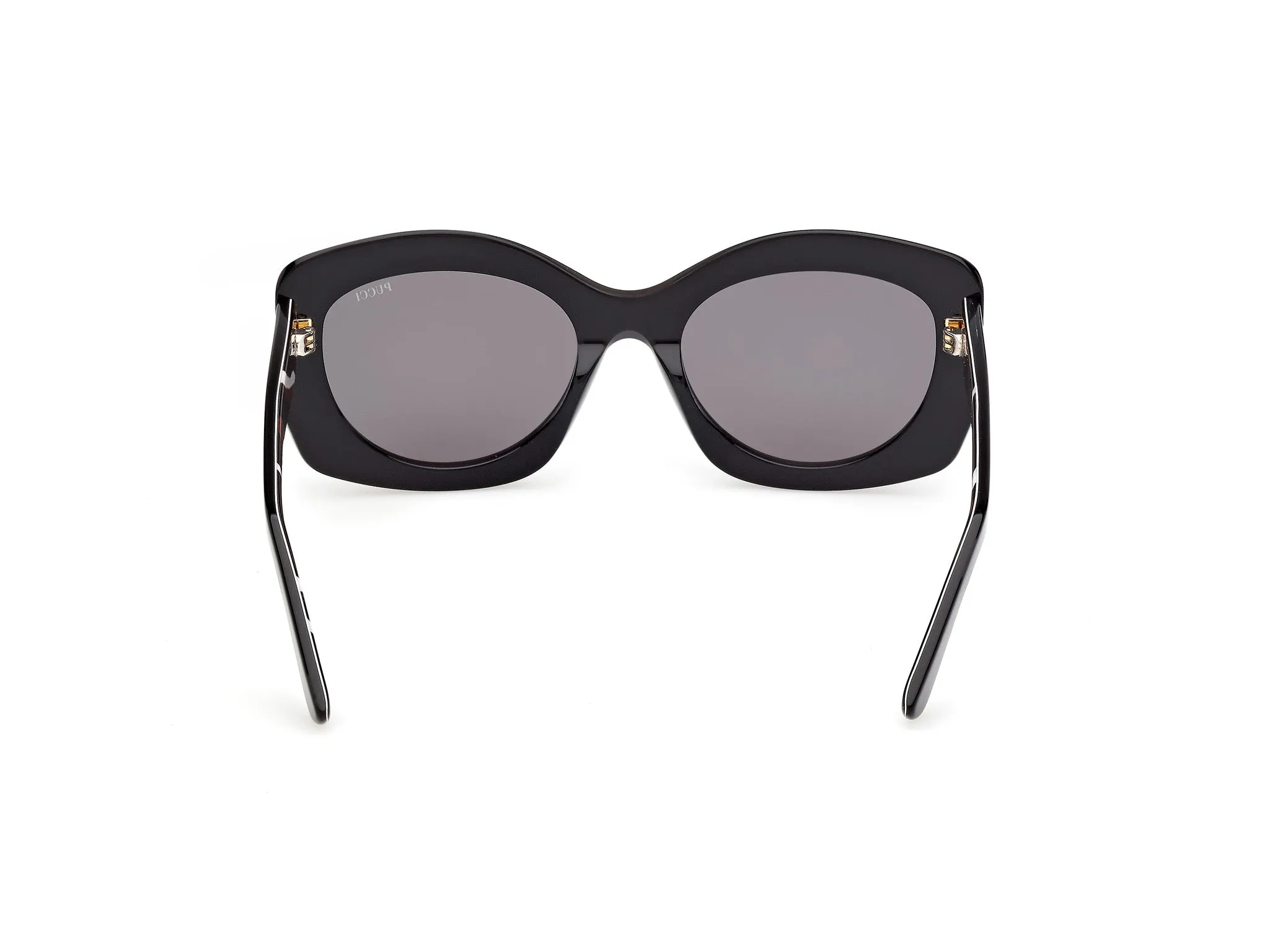 Emilio Pucci EP0259 01A Occhiali da sole Nero Fumo Farfalla Normale - immagine 4