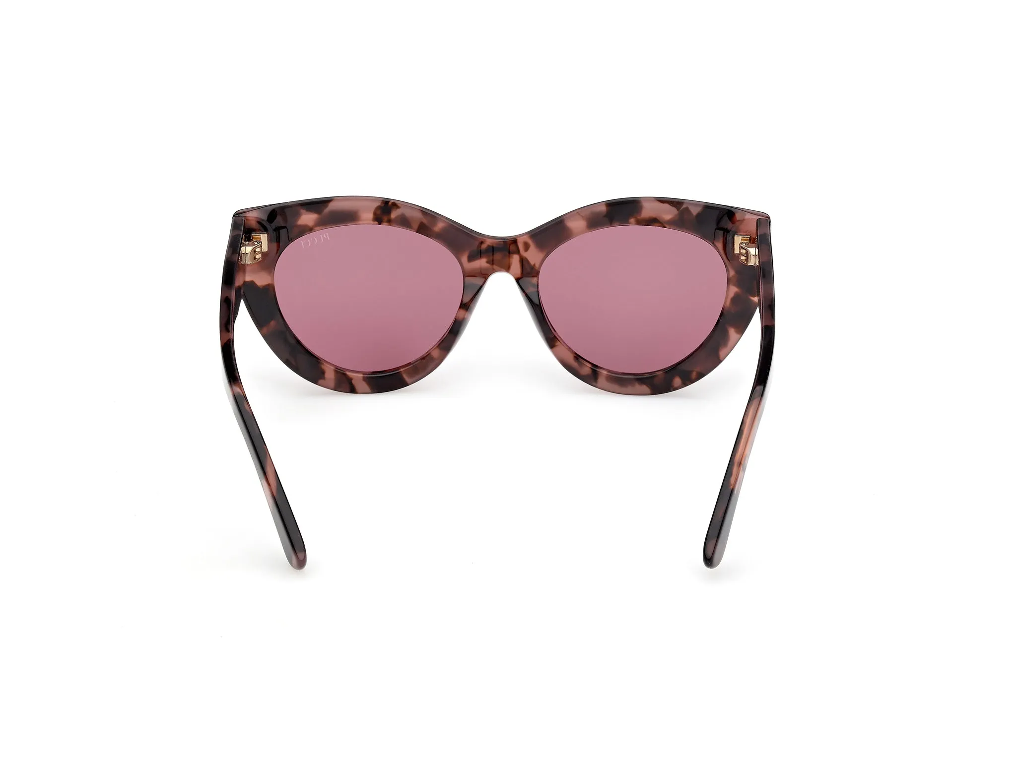 Emilio Pucci EP0257 55S Occhiali da sole Havana Bordeaux Geometrica Normale - immagine 4