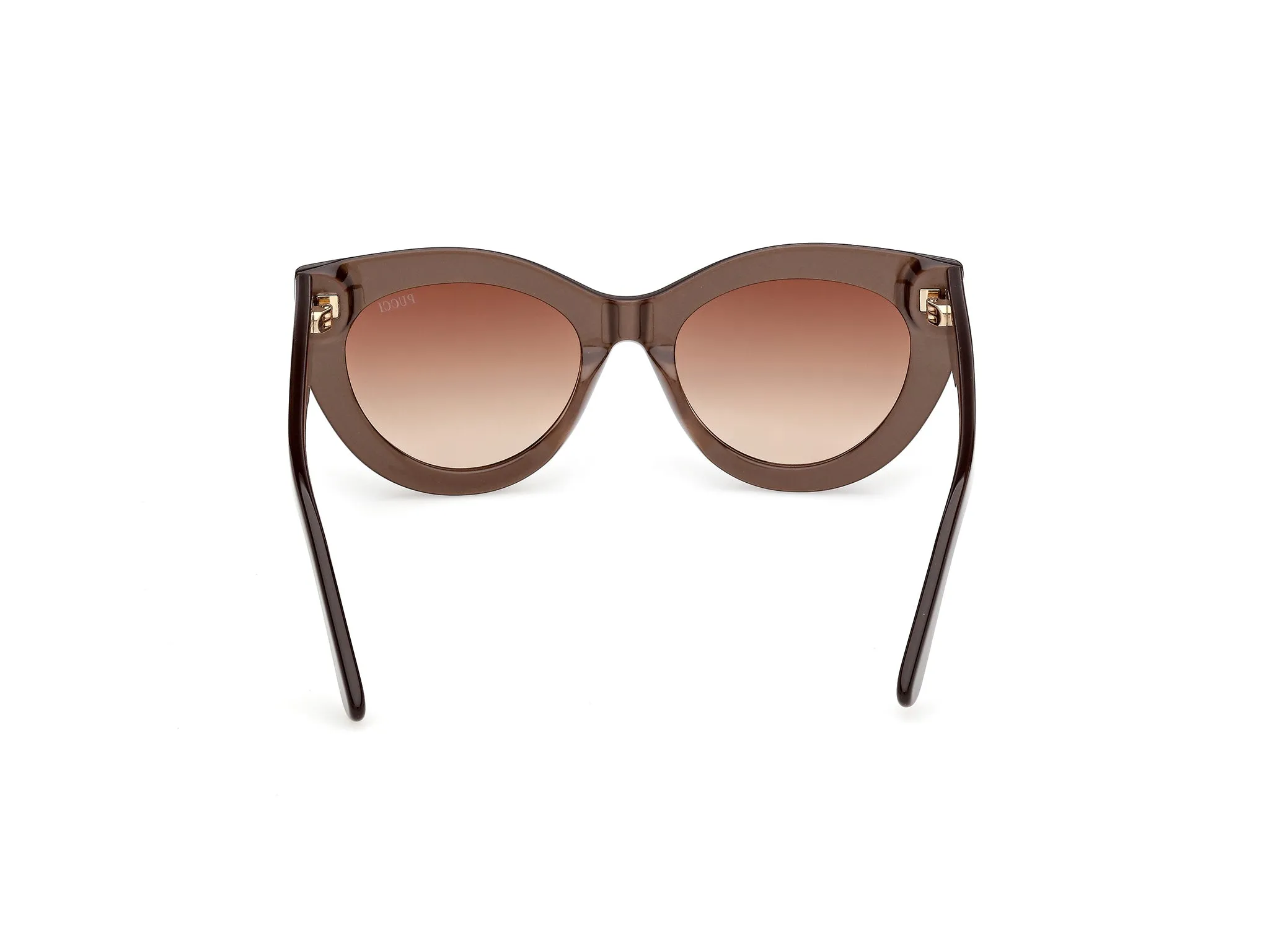 Emilio Pucci EP0257 45F Occhiali da sole Marrone Geometrica Normale - immagine 4