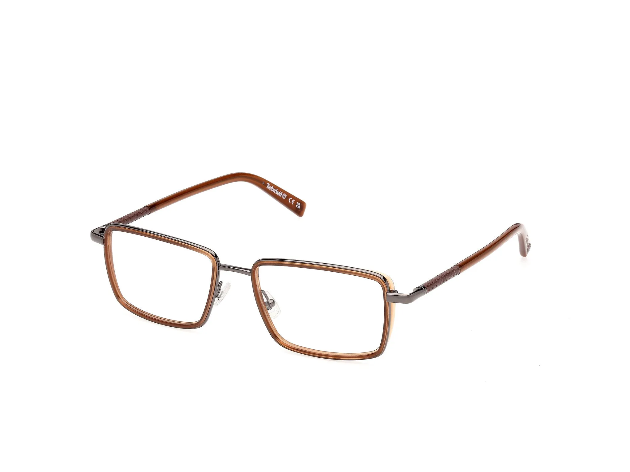 Timberland TB50115 47 Montature da vista Iniettato Bronzo Squadrata Normale - immagine 1