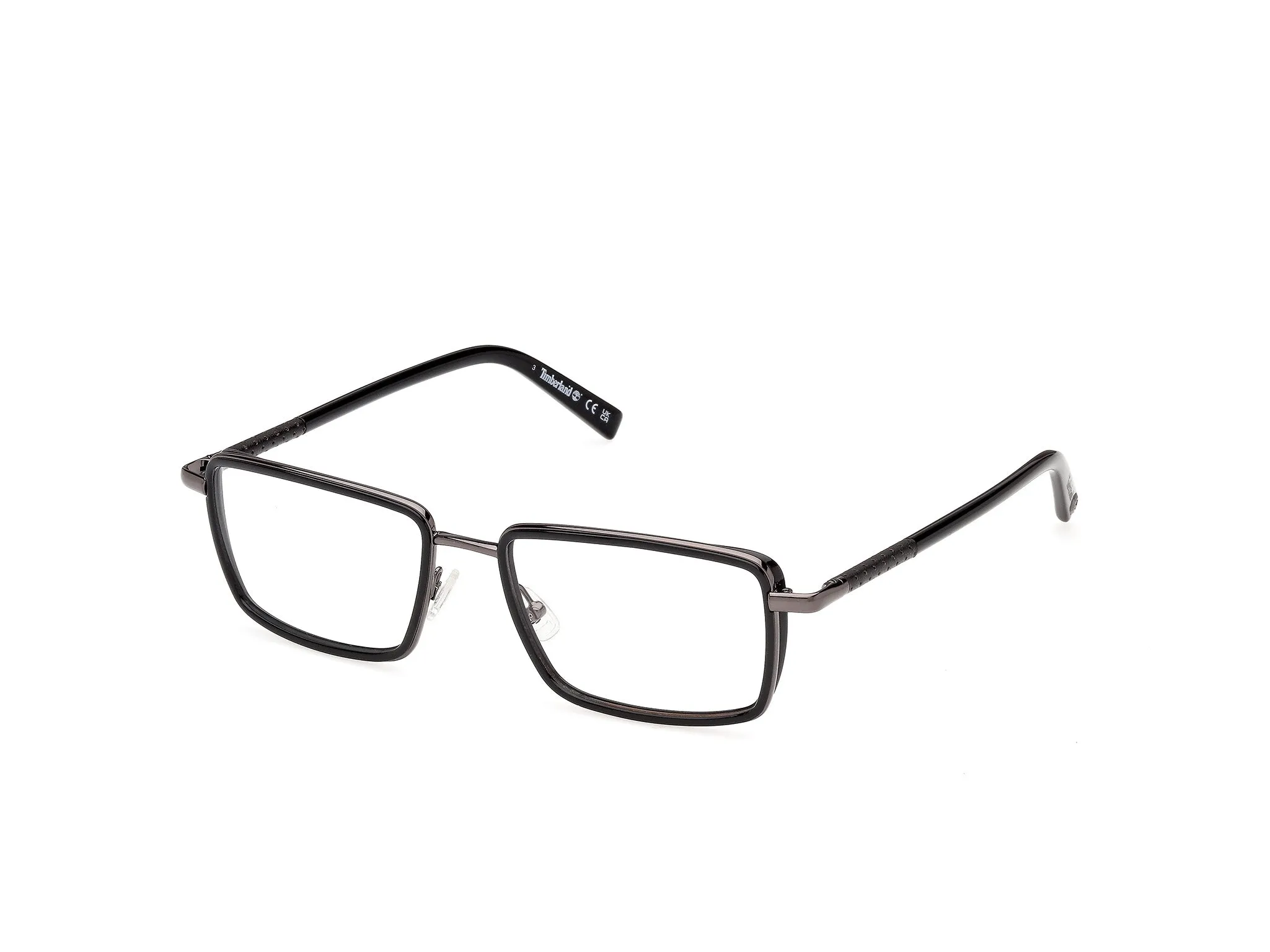 Timberland TB50115 1 Montature da vista Iniettato Nero Squadrata Normale - immagine 1