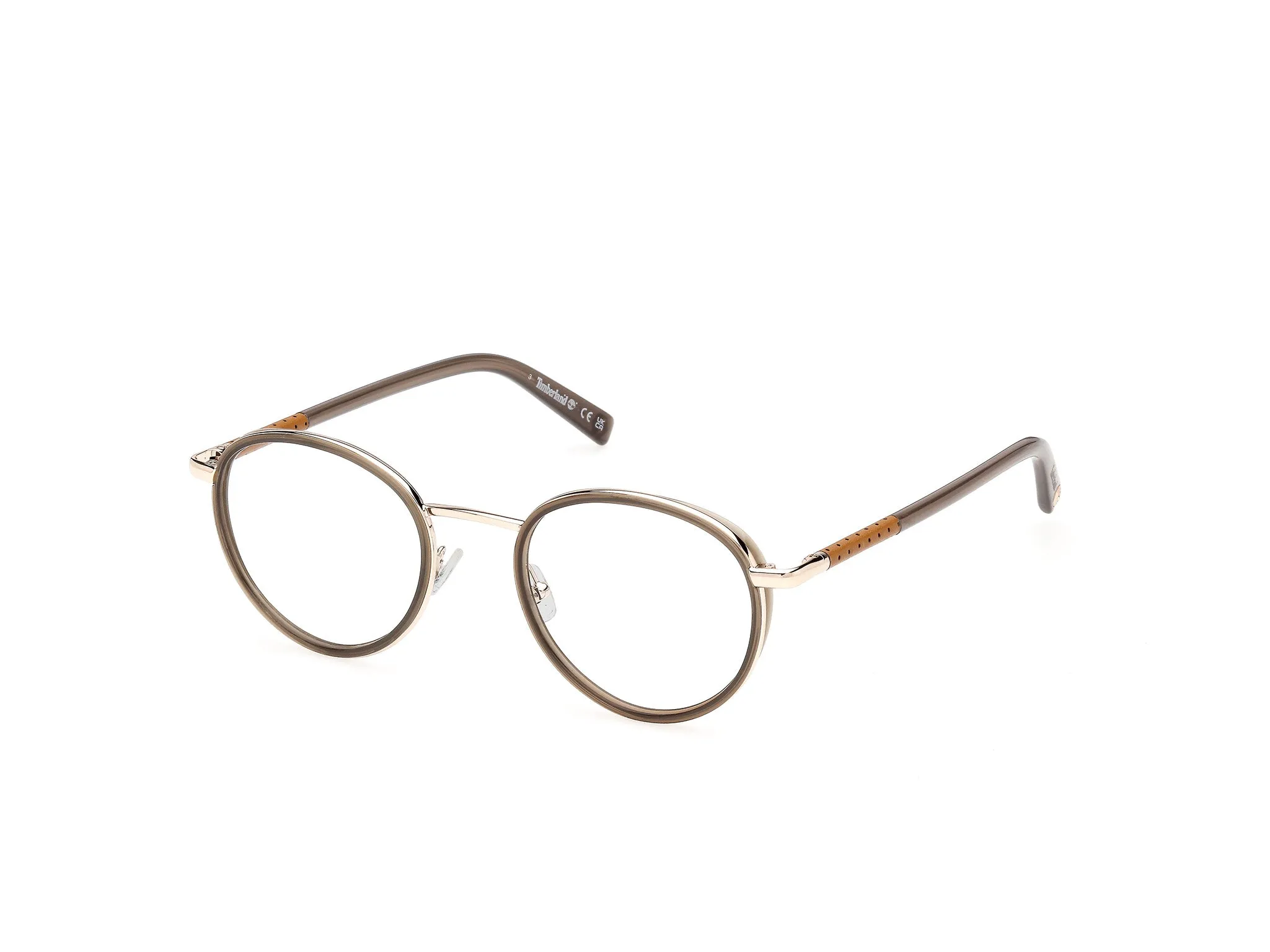 Timberland TB50114 96 Montature da vista Iniettato Verde Rotonda Normale - immagine 1