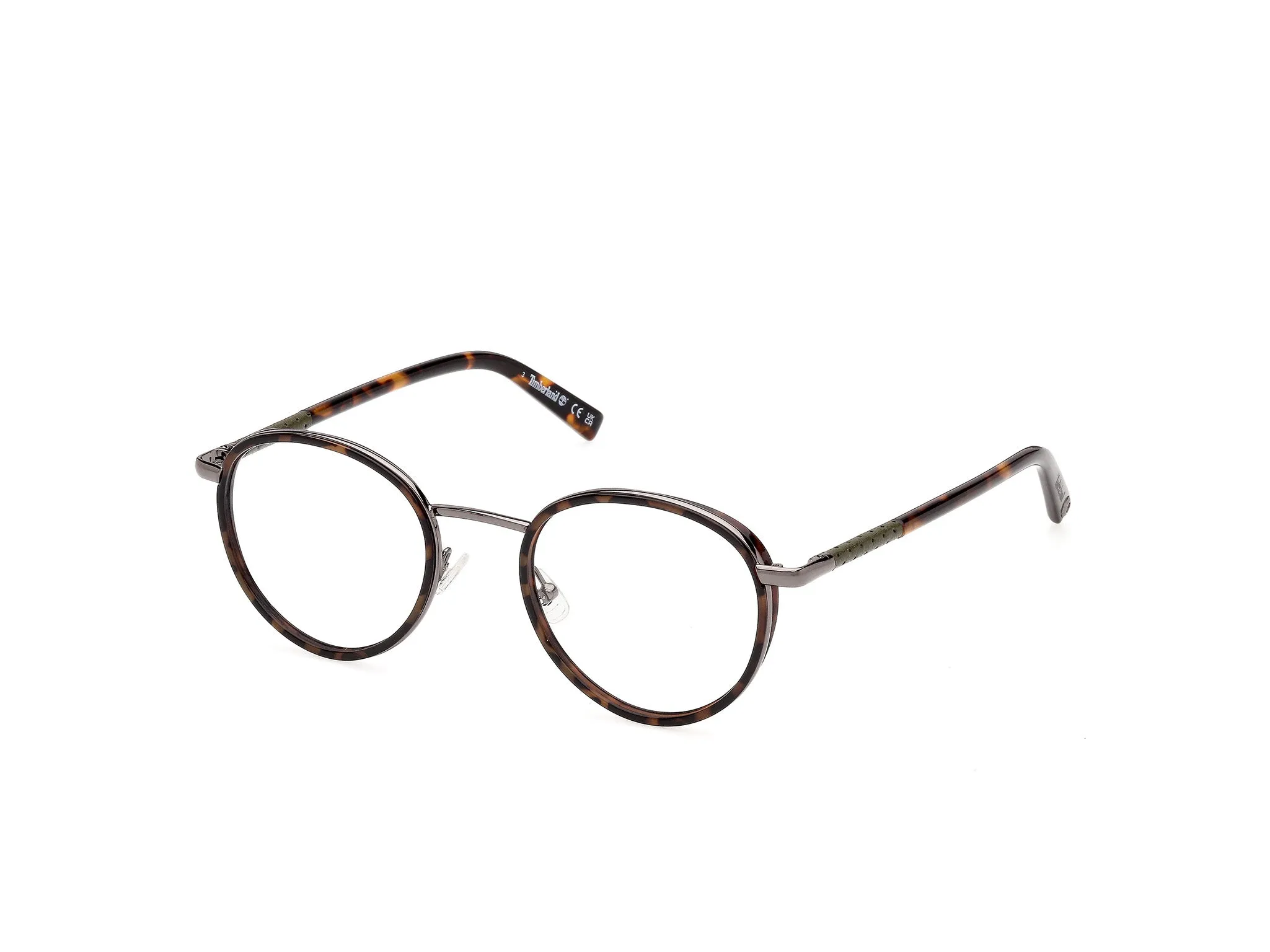 Timberland TB50114 52 Montature da vista Iniettato Havana Rotonda Normale - immagine 1