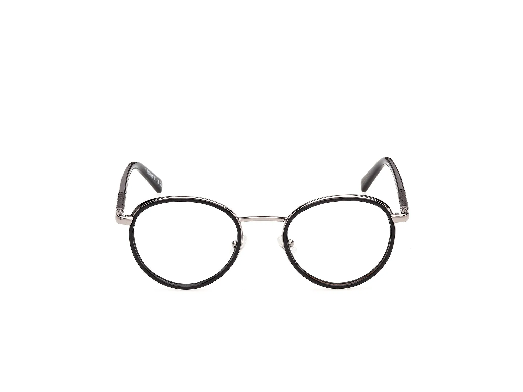 Timberland TB50114 1 Montature da vista Iniettato Nero Rotonda Normale - immagine 2