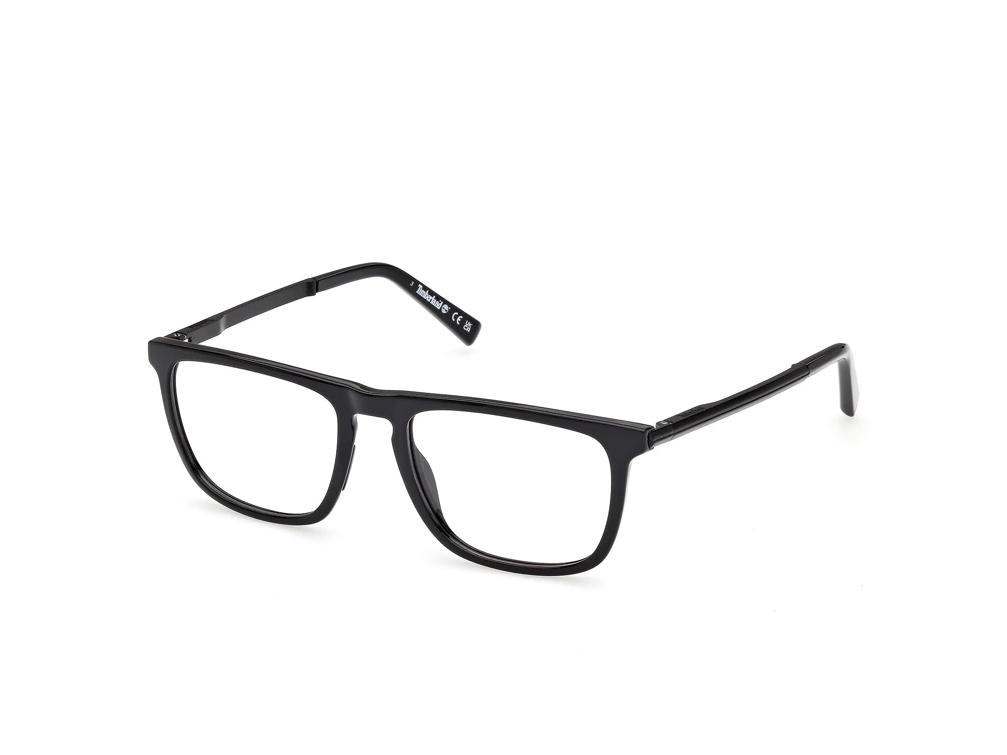 Timberland TB50110 1 Montature da vista Iniettato Nero Squadrata Normale - immagine 1