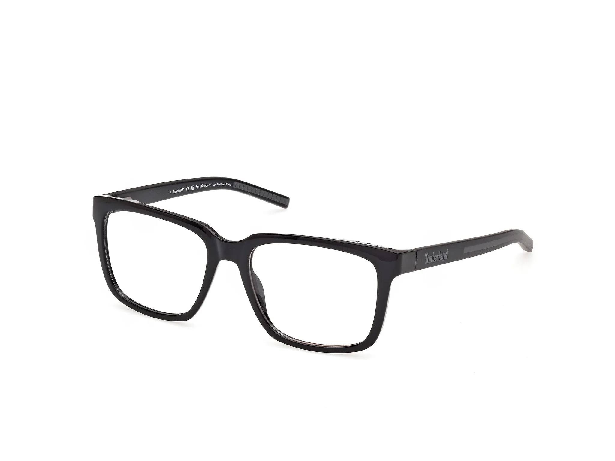 Timberland TB50107 1 Montature da vista Iniettato Nero Squadrata Normale - immagine 1