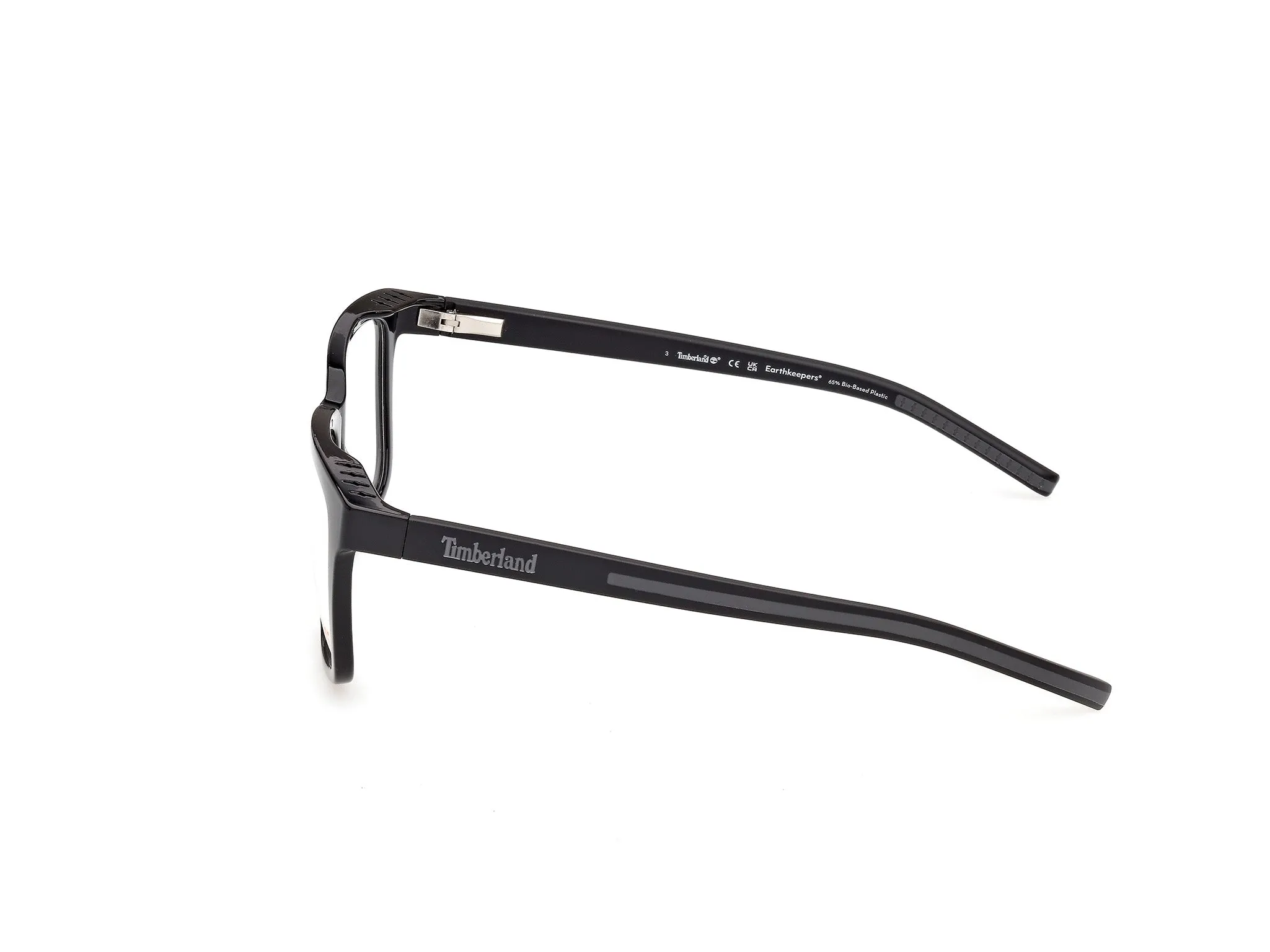 Timberland TB50107 1 Montature da vista Iniettato Nero Squadrata Normale - immagine 3