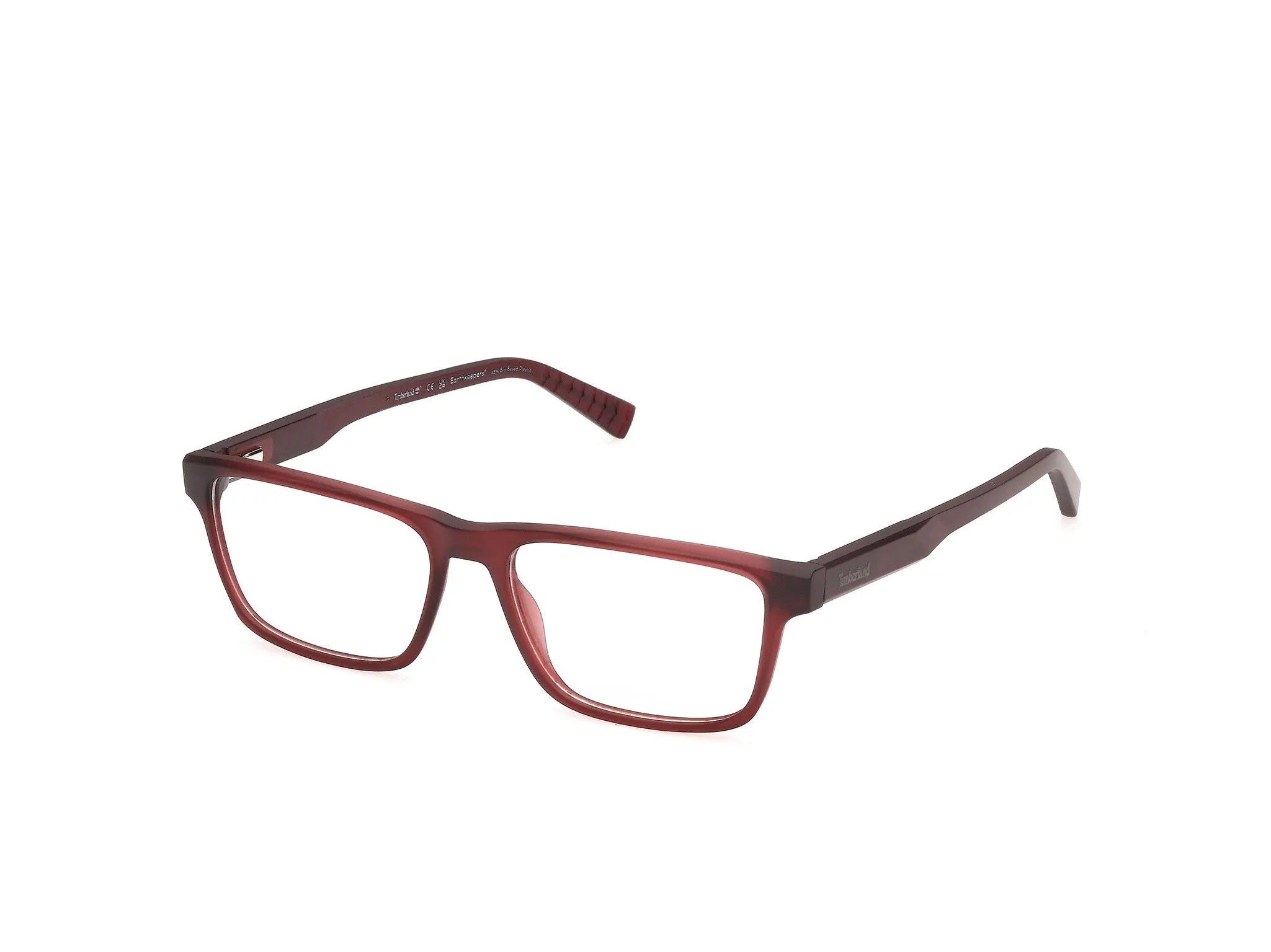Timberland TB50056 67 Montature da vista Iniettato Rosso Squadrata Normale - immagine 1